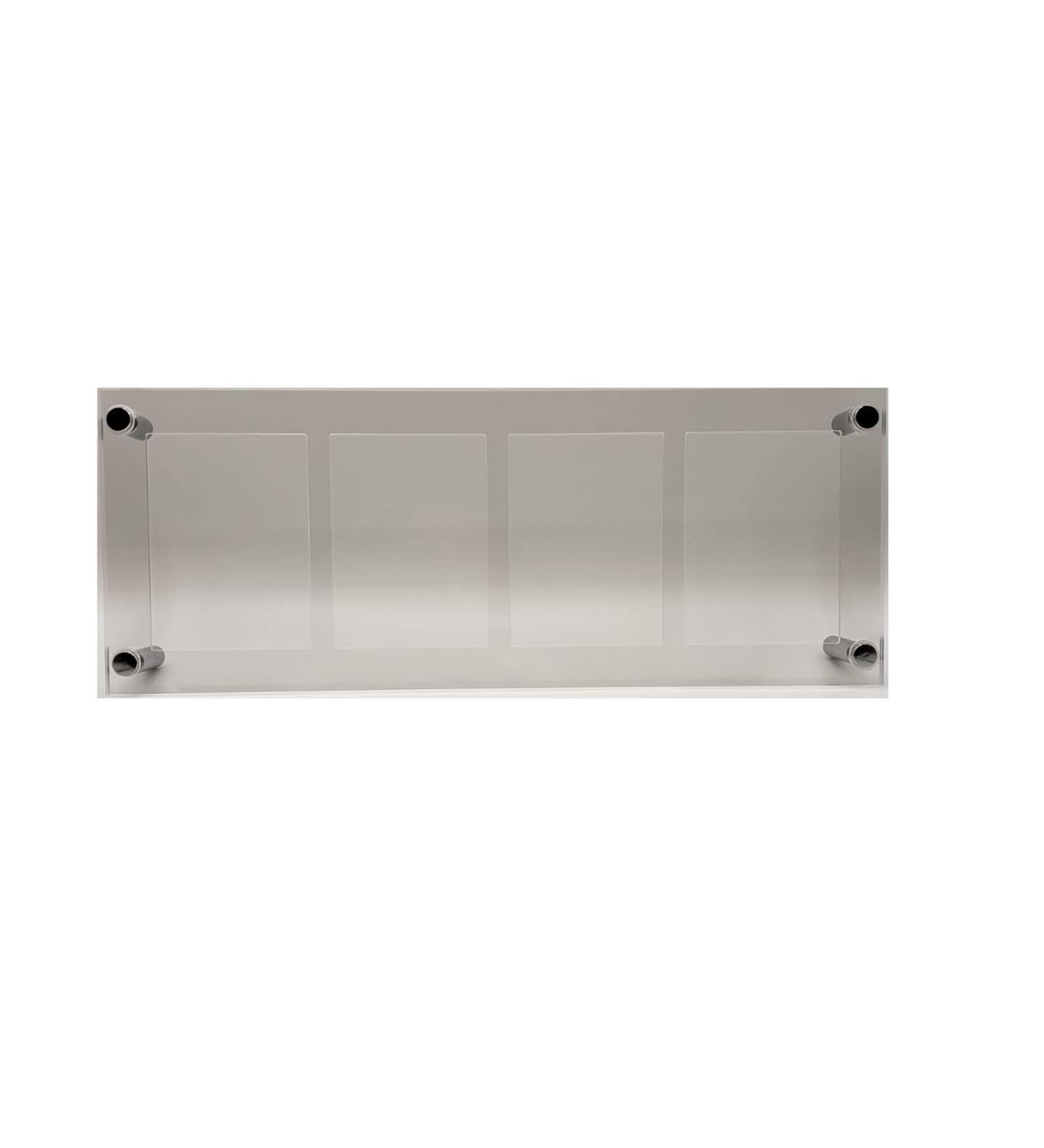 Trading Card Display Stand - 4 Slot Clear Acrylic Holder with UV Protection - Buy Online on GoSupps.com