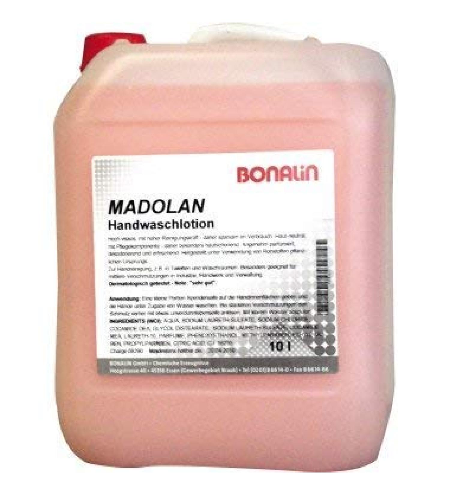 Bonalin washing lotion Madolan soap cream pink 10 liter jerry can