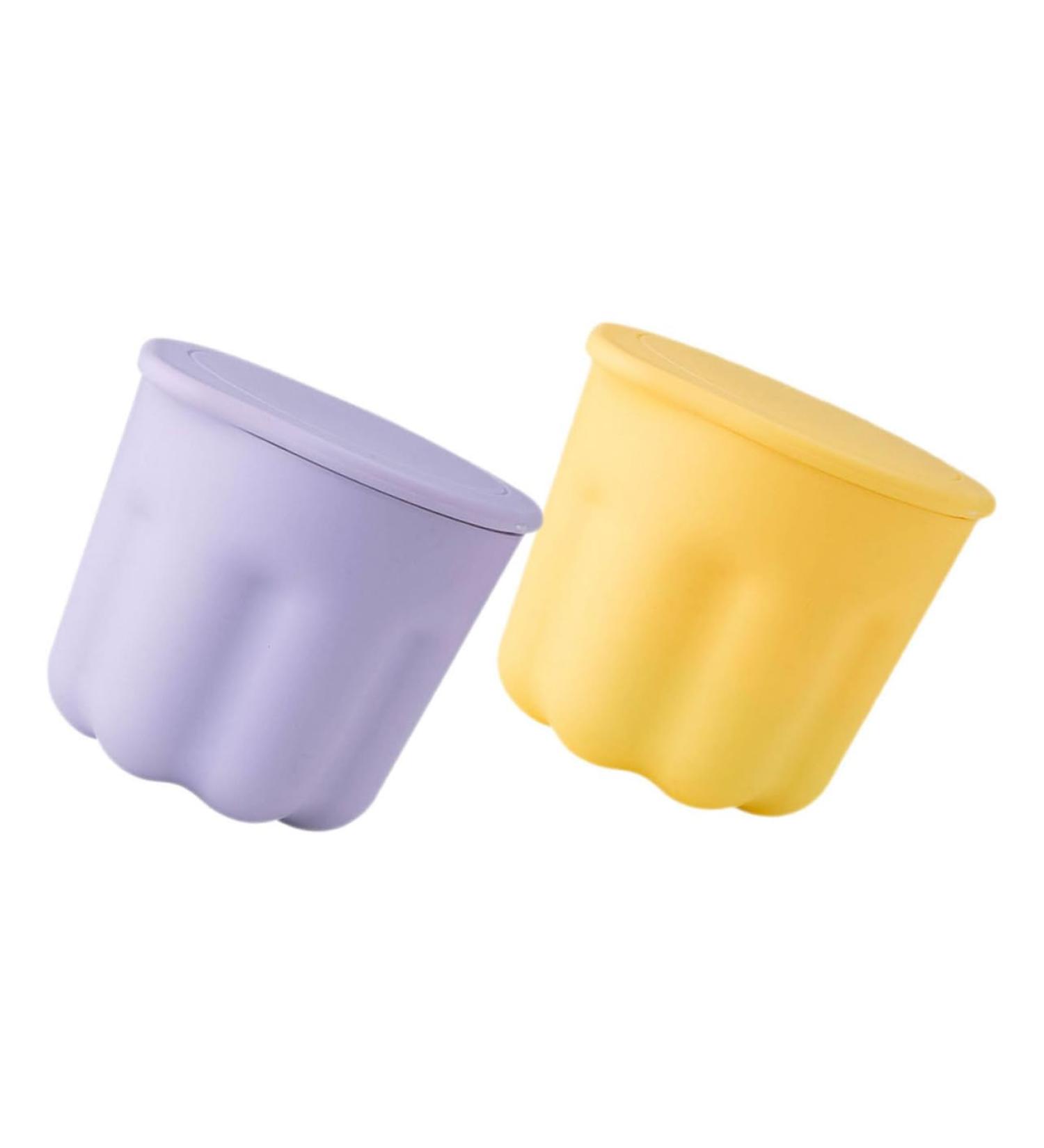 Mikinona 2 Sets Pp Washing Bowl Beauty Brush Scrubber Bowl Cleaning Bowl Cosmetic Brush Cleaning Mat Makeup Brush Makeup Tool Cleaner Silica Gel Cleaning Supplies Portable 8.5x8CM As Shown - Buy Online on GoSupps.com