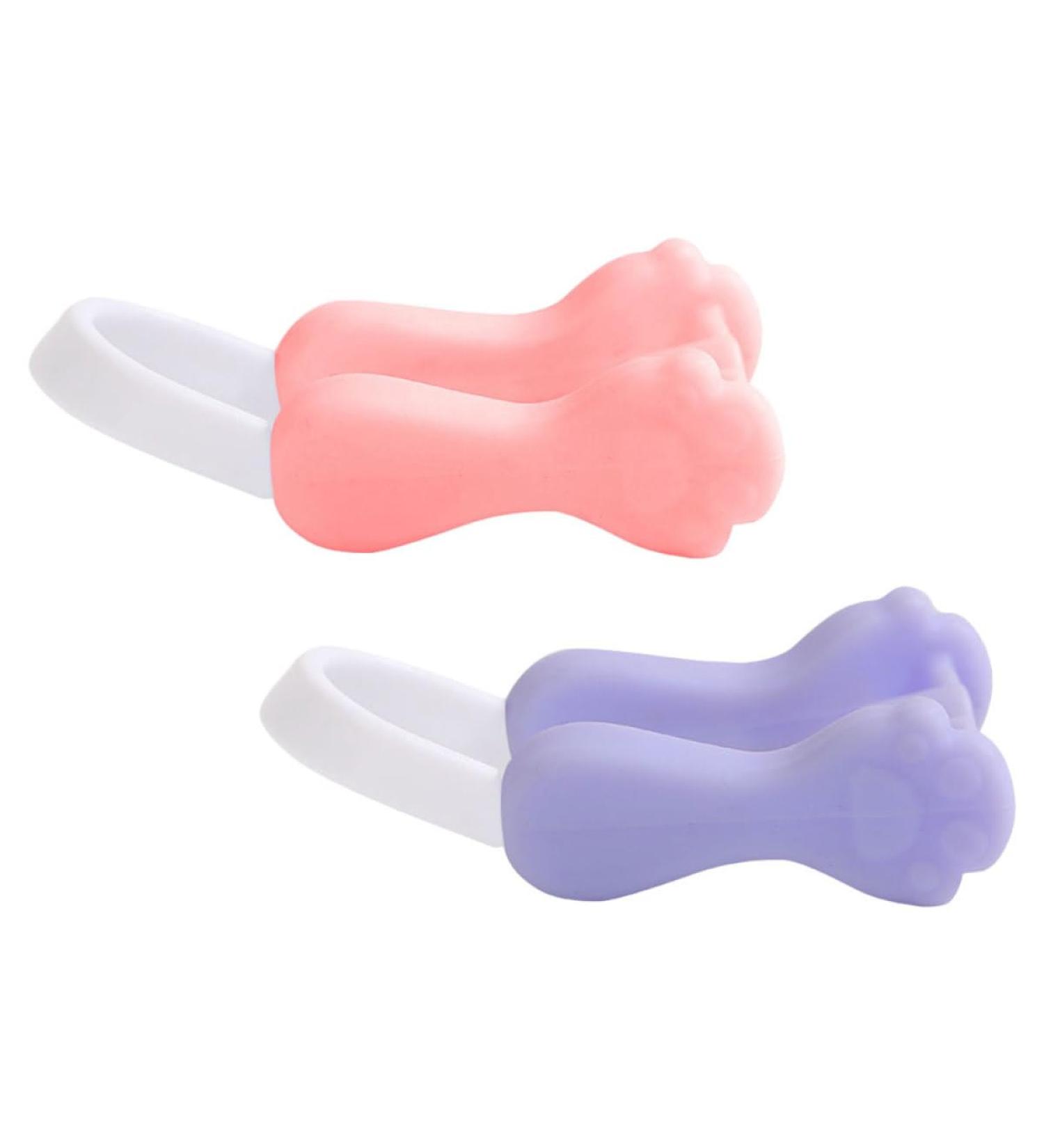 Cabilock Pince Nez Amincissante et Correctrice 2 Pi ces Taille Unique Silicone Rose et Violet pour Adultes et Gar on et Filles Usage Sommeil et Lifting - Buy Online on GoSupps.com
