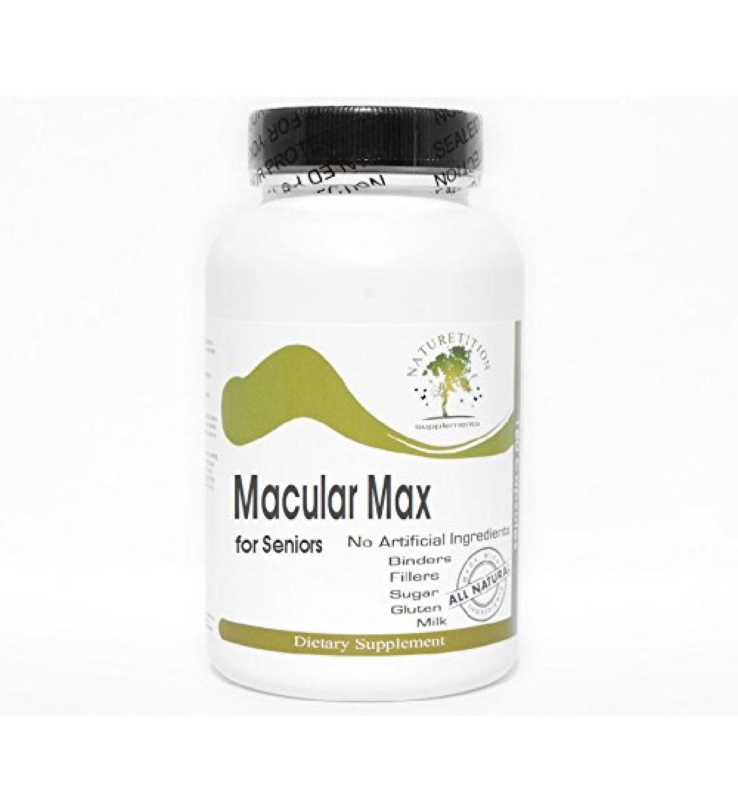 Macular Max for Seniors 90 Capsules - No Additives Naturetition Supplements