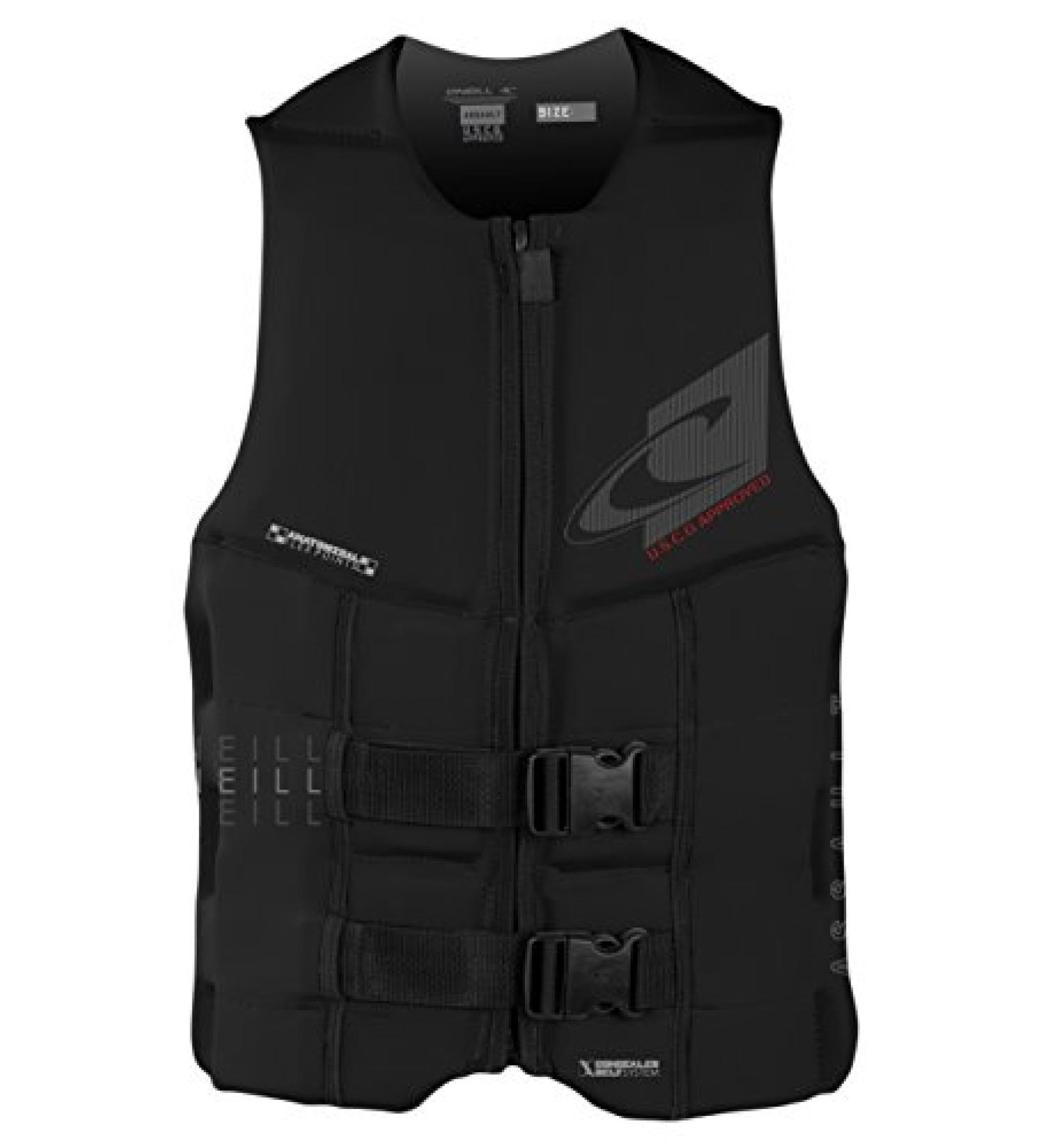 O'Neill Men's Assault USCG Life Vest X-Large - Black - Buy Online on GoSupps.com