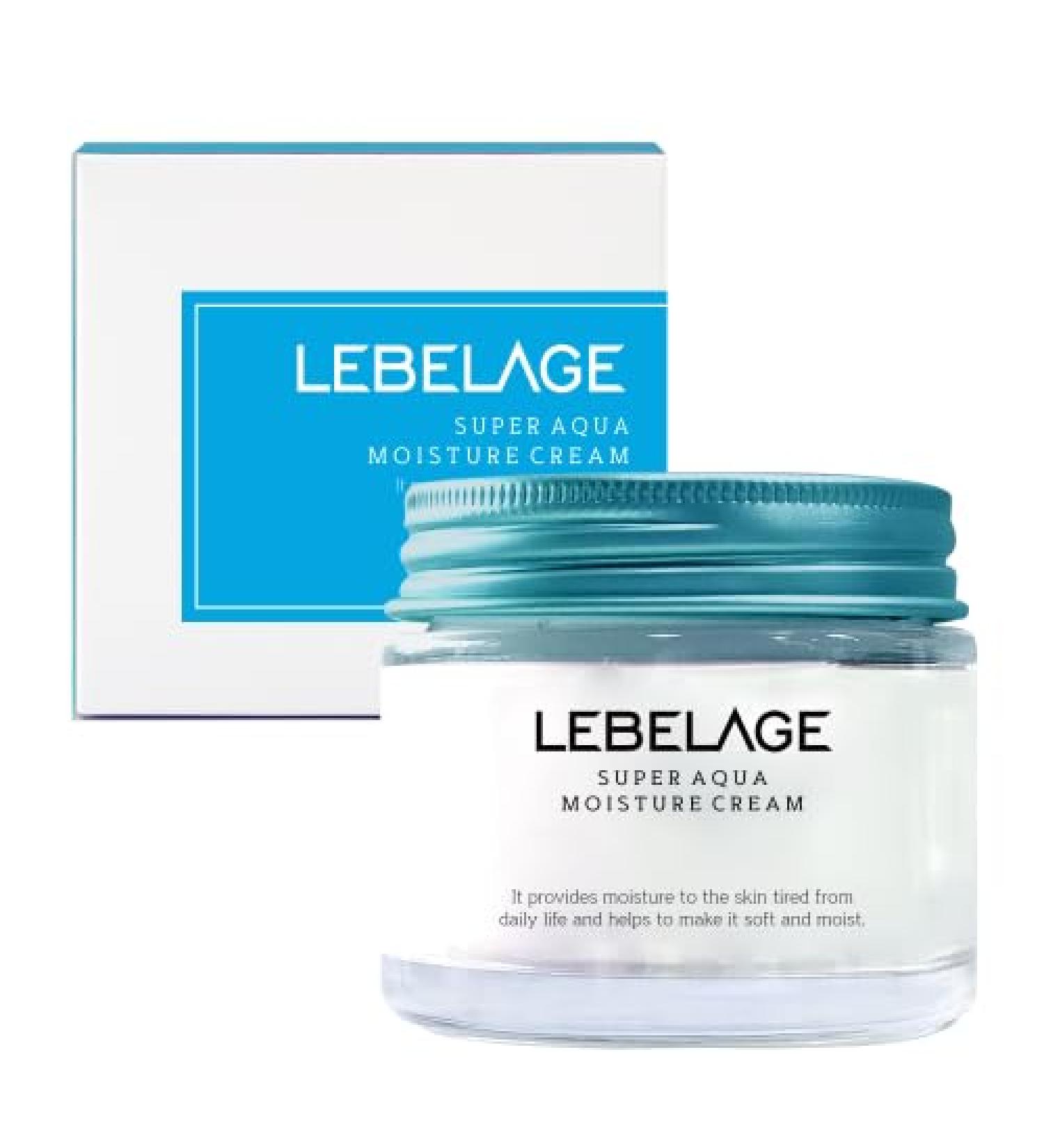 Super Aqua Moisture Cream 2.36 fl oz Hydrating & Nourishing Face Cream for Dry Sensitive Skin Lightweight Daily Moisturizer with Soothing Ingredients