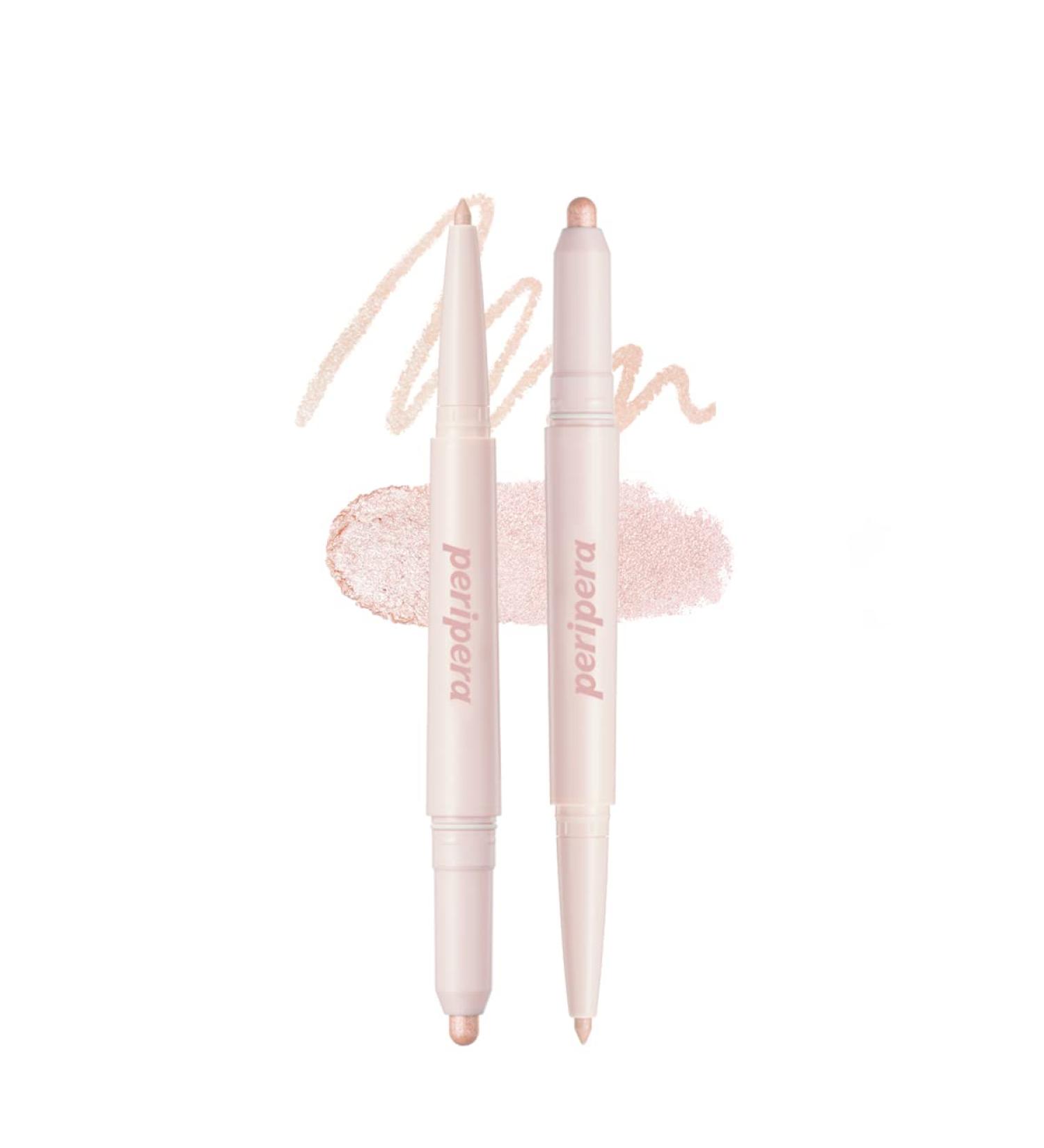 Peripera SUGAR TWINKLE DUO EYE STICK (01 DEWY NUDE) - Long-Lasting Shimmer for Effortless Glamour - Buy Online on GoSupps.com