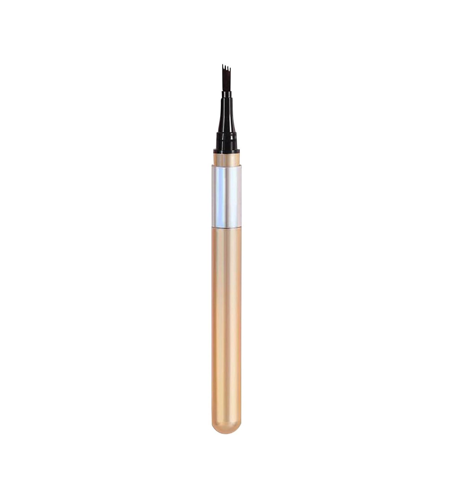 Eyebrow Pencil Eye Makeup Eyebrow Pen with 4 Tip Brow Pencil Eye Brow Pencils for Women Long-Lasting Eyebrow Pen (Khaki) - Buy Online on GoSupps.com