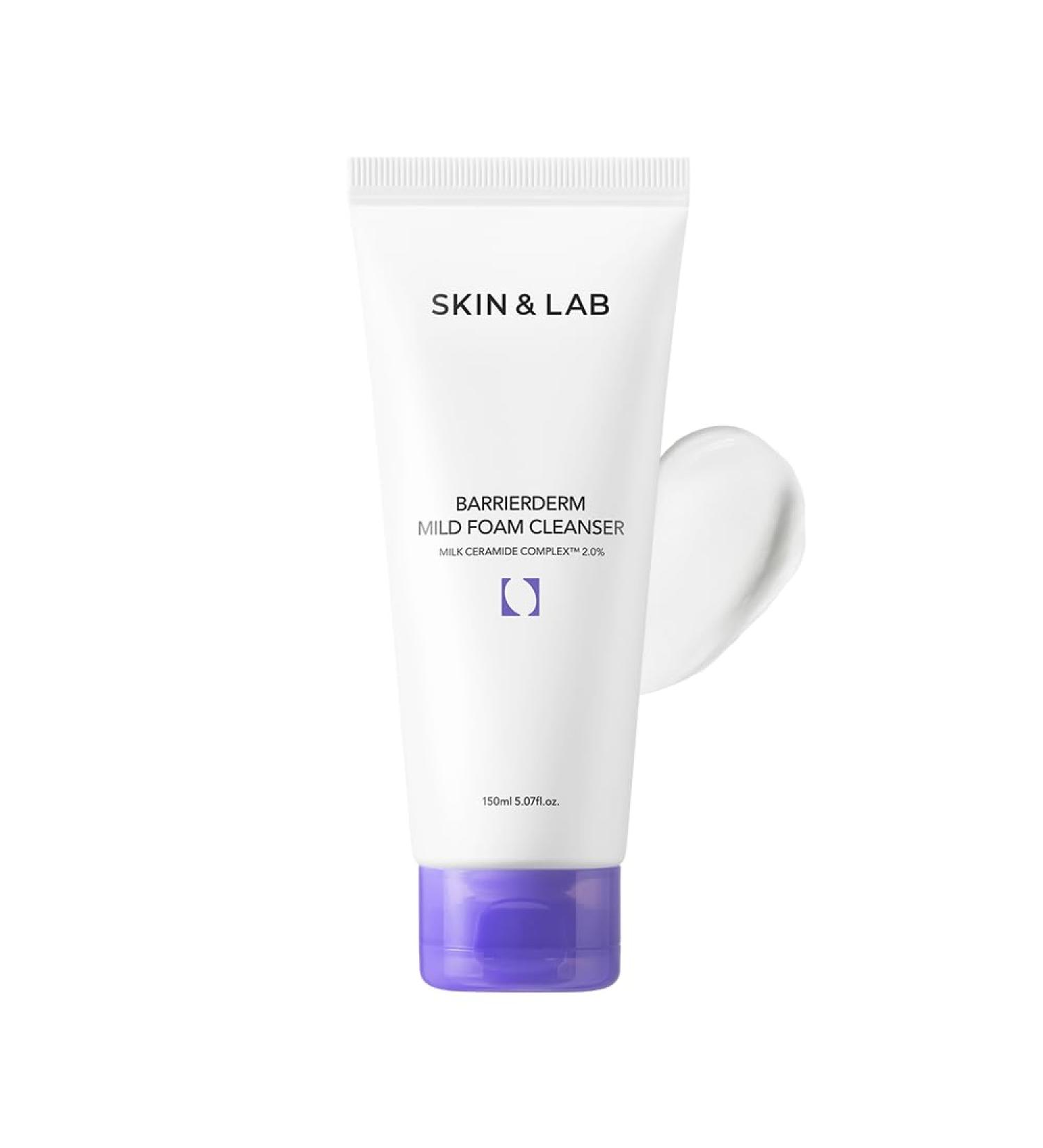 Buy SKIN&LAB Barrierderm Mild Foam Cleanser | Gentle Daily Face Wash with Milk Ceramide Complex | Suitable for All Skin Types | 5.07 fl. oz - International Shipping Available - Buy Online on GoSupps.com