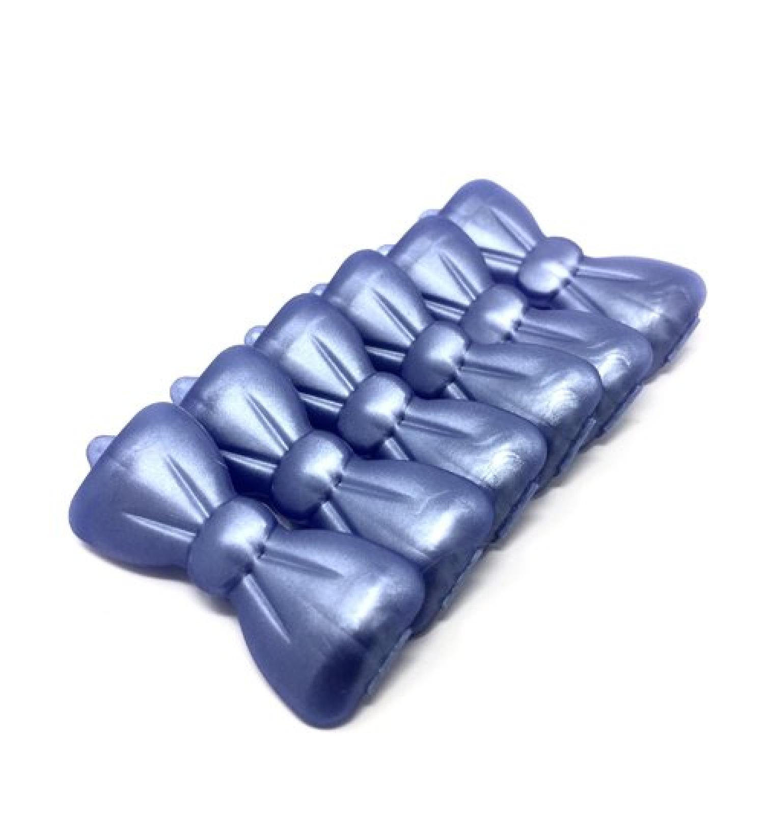 Hair Bow Hair Clip for Pets Dog Hair Clip 6 Pieces Mother of Pearl Blue