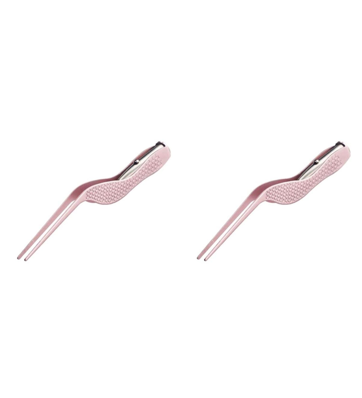 Lighted Tweezers & Earpick Set - Glowing Ear Color Removal Tools - 4pcs Medium Pink Ear Cleaners - Buy Online on GoSupps.com