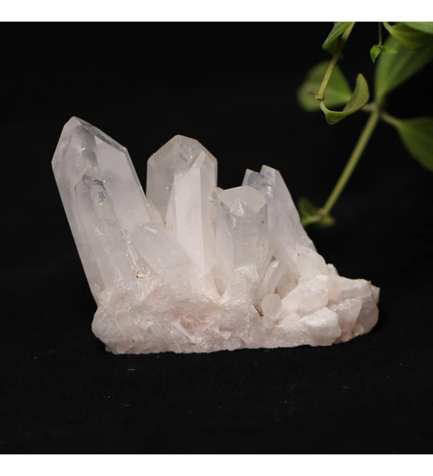 Natural Crystal Rough 1PC Natural White Crystal Cluster Irregular Quartz Stone Crystal Point Specimen Home Decoration Crystal Crystal Cluster 120-160g (Color : Crystal Cluster Size : 80-120g) 80-120g Crystal Cluster - Buy Online on GoSupps.com