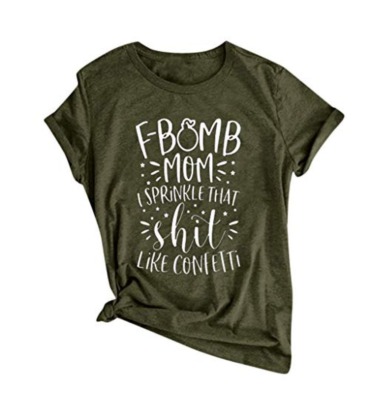 Support Wildlife Raise Boys Mom Shirt Graphic Tee | Funny Sayings for Women - Green 3XL - Buy Online on GoSupps.com