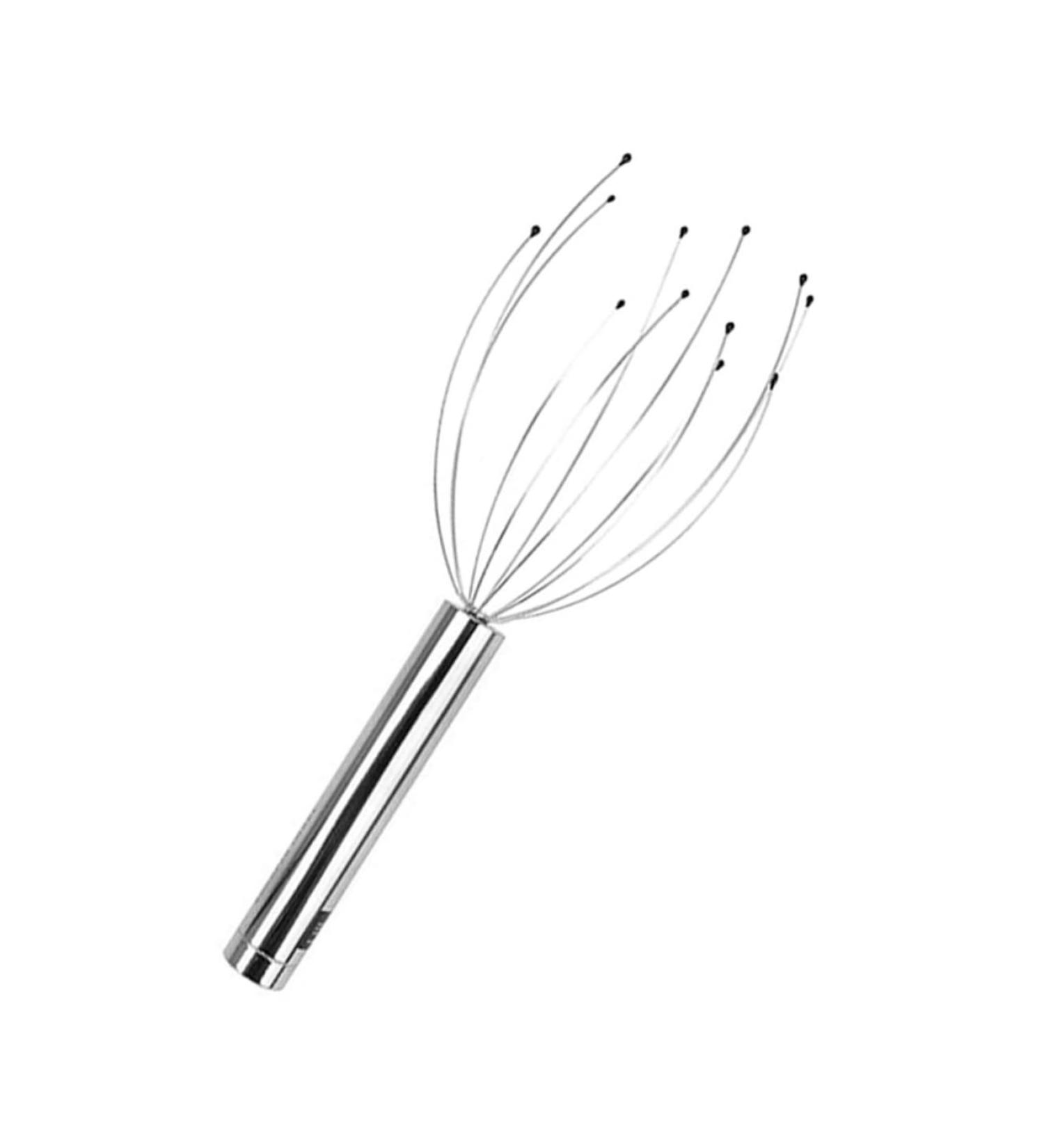 Plafope Massage Claw Tool - Scalp Massager for Head Relief | 28x7x7cm Silver - Buy Online on GoSupps.com