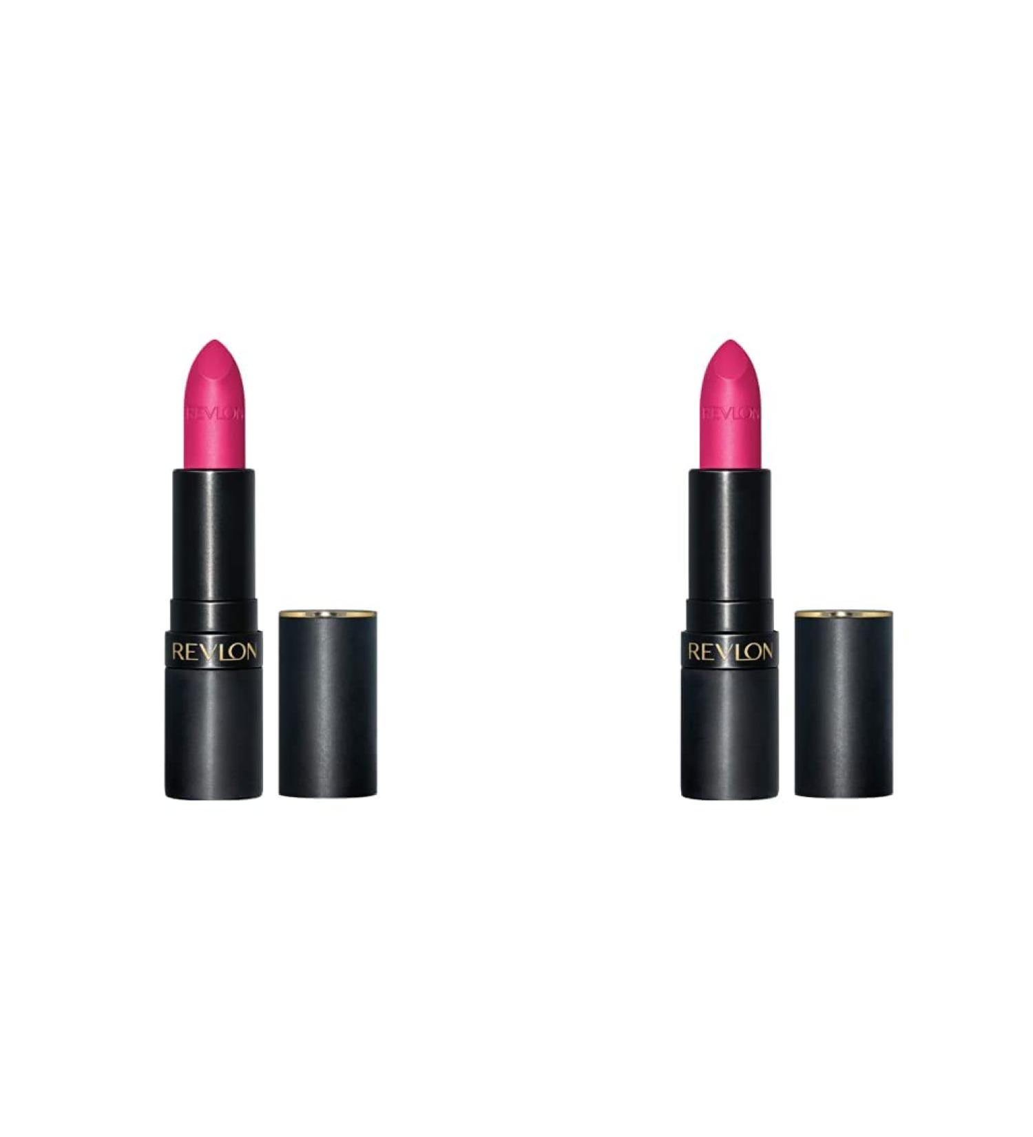 REVLON Super Lustrous The Luscious Mattes Lipstick Pink 005 Heartbreaker 0.15 oz (2 Pack) - Buy Online on GoSupps.com