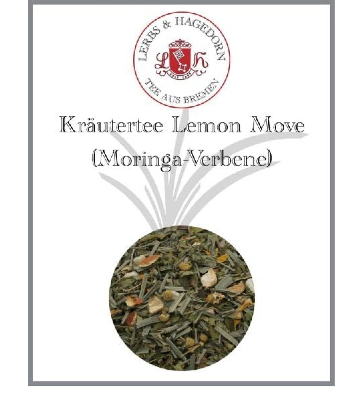 Lerbs & Hagedorn Lemon Move (Moringa Verbena) Herbal Tea 250 g - Buy Online on GoSupps.com