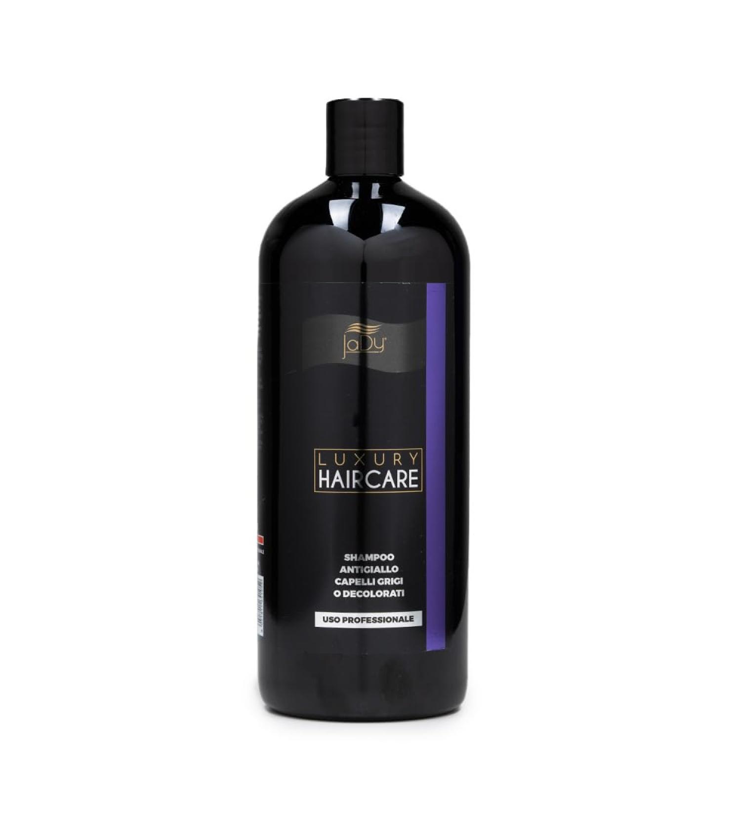 JADY Luxury antiyellow shampoo 1000 ml professional tonalizing agent for cold bleached and white hair gentle on the scalp - Buy Online on GoSupps.com