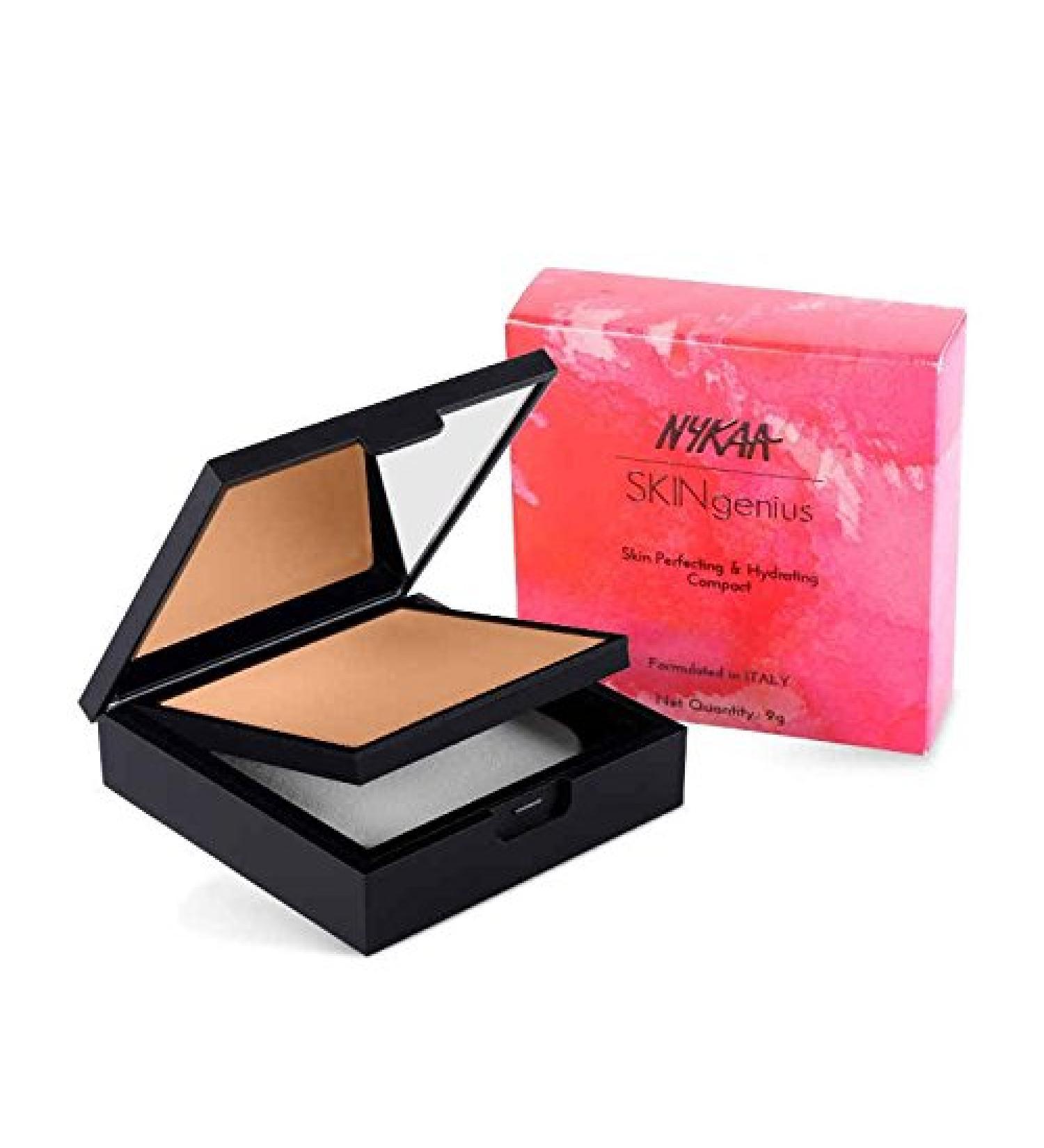 Nykaa SKINgenius Skin Perfecting & Hydrating Compact - Warm Honey 03