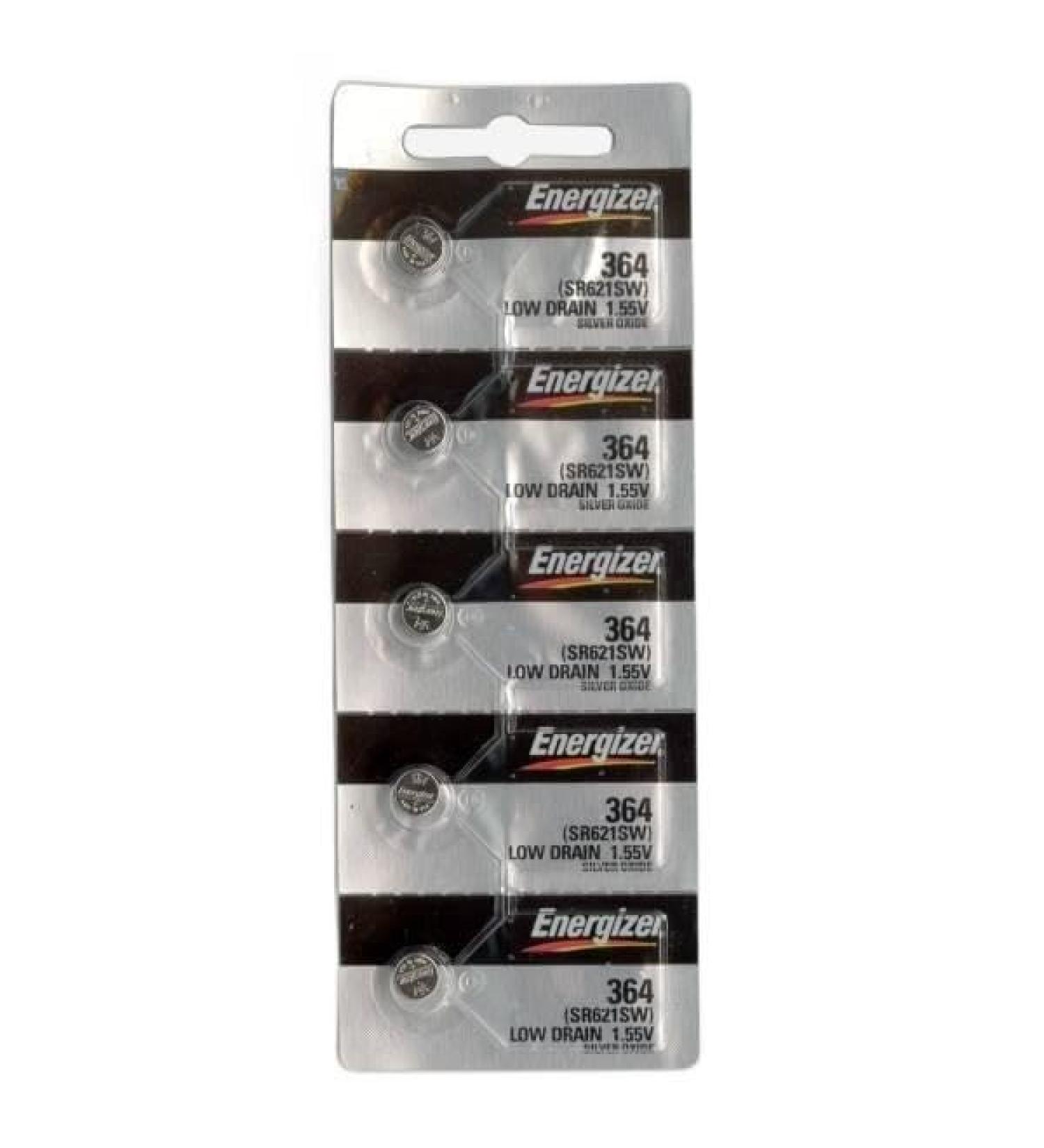 25 364 Energizer Watch Batteries SR621SW Battery Cell