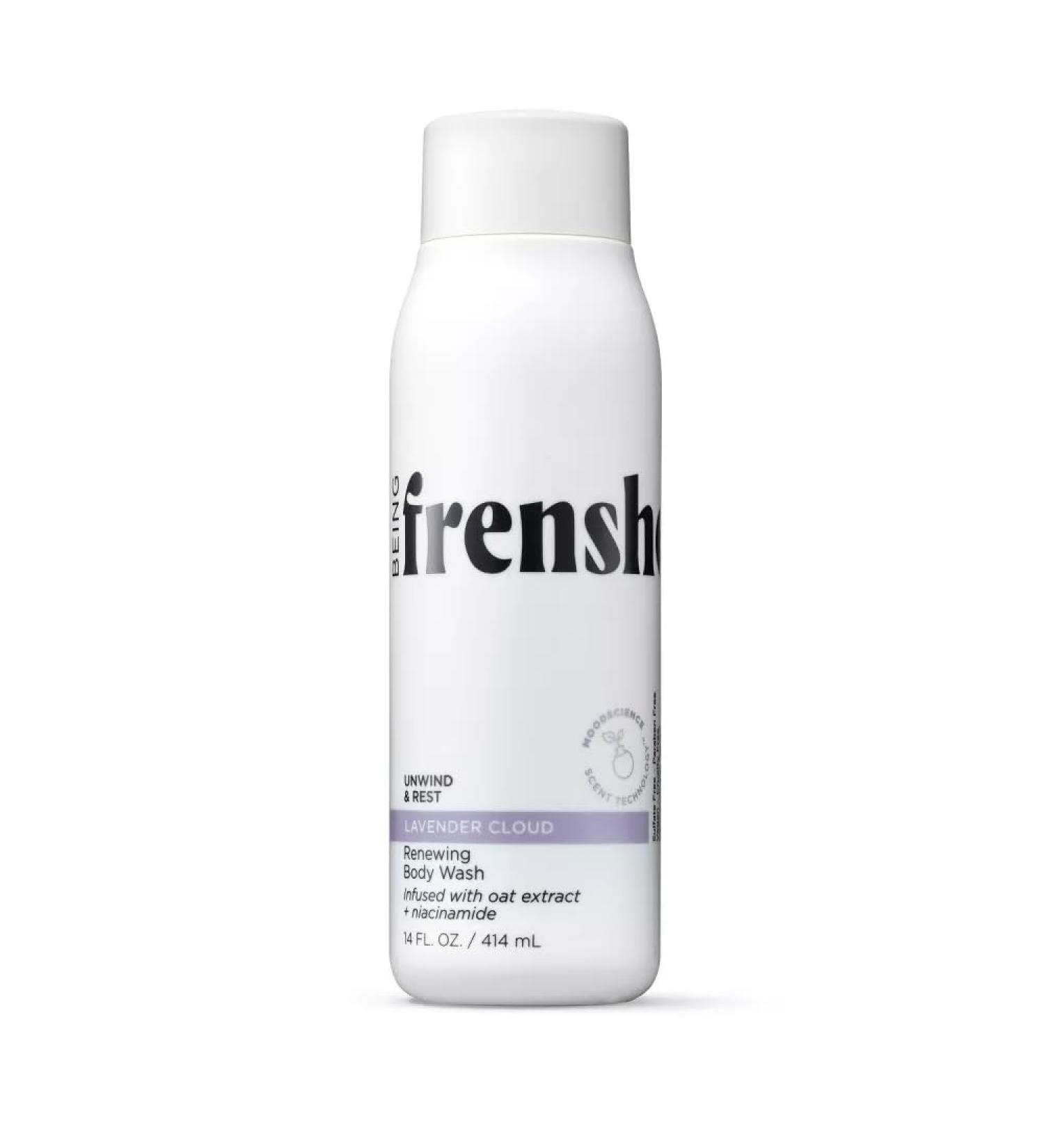Being Frenshe Renewing & Hydrating BODY WASH with Niacinamide 14 fl oz | Comes With Makeup Remover Pads Gift (Floral Lavender Cloud) - Buy Online on GoSupps.com