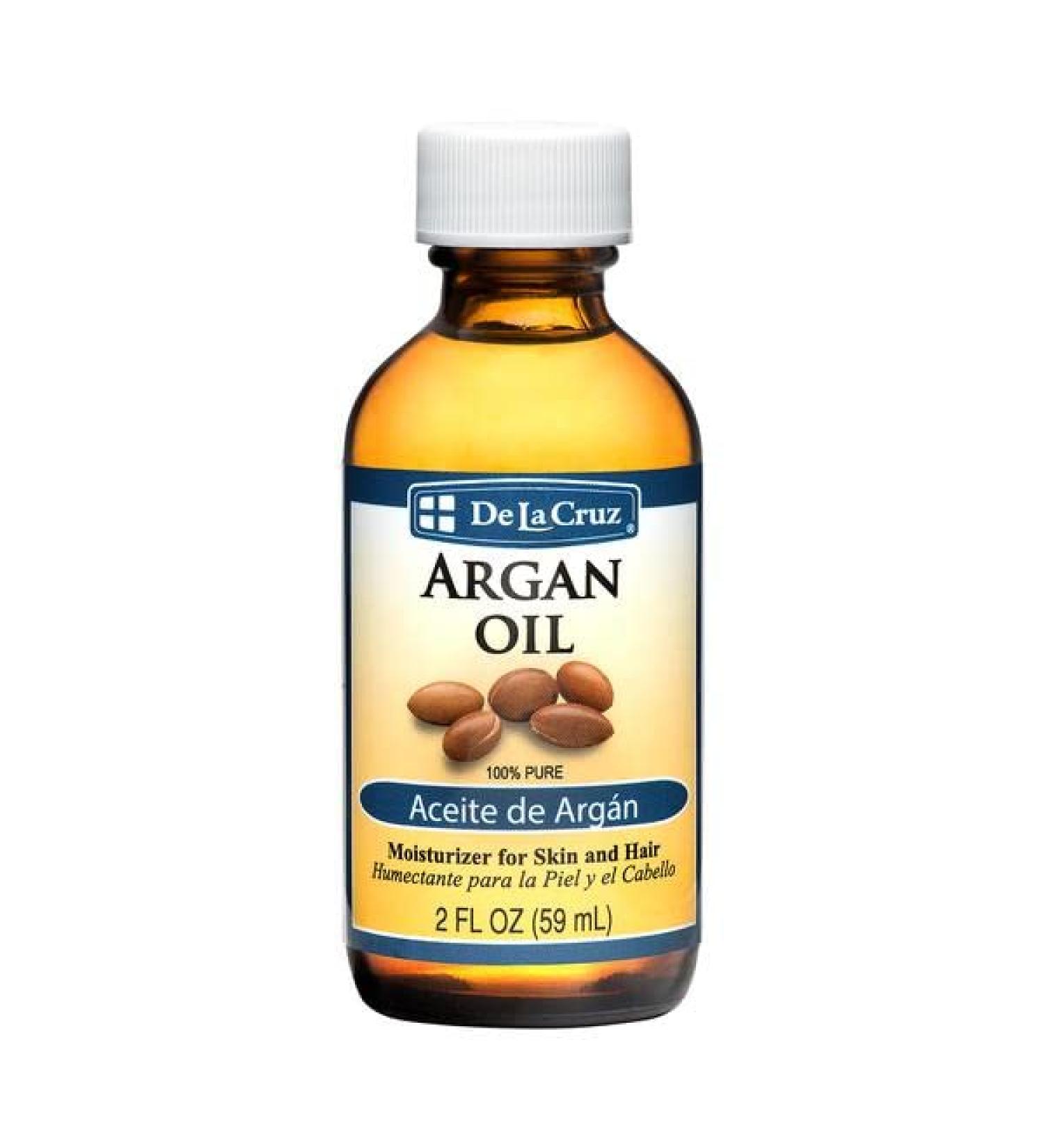 De La Cruz 100% Pure Argan Oil - 2 fl oz (59 ml) | Natural Skin & Hair Care - Buy Online on GoSupps.com