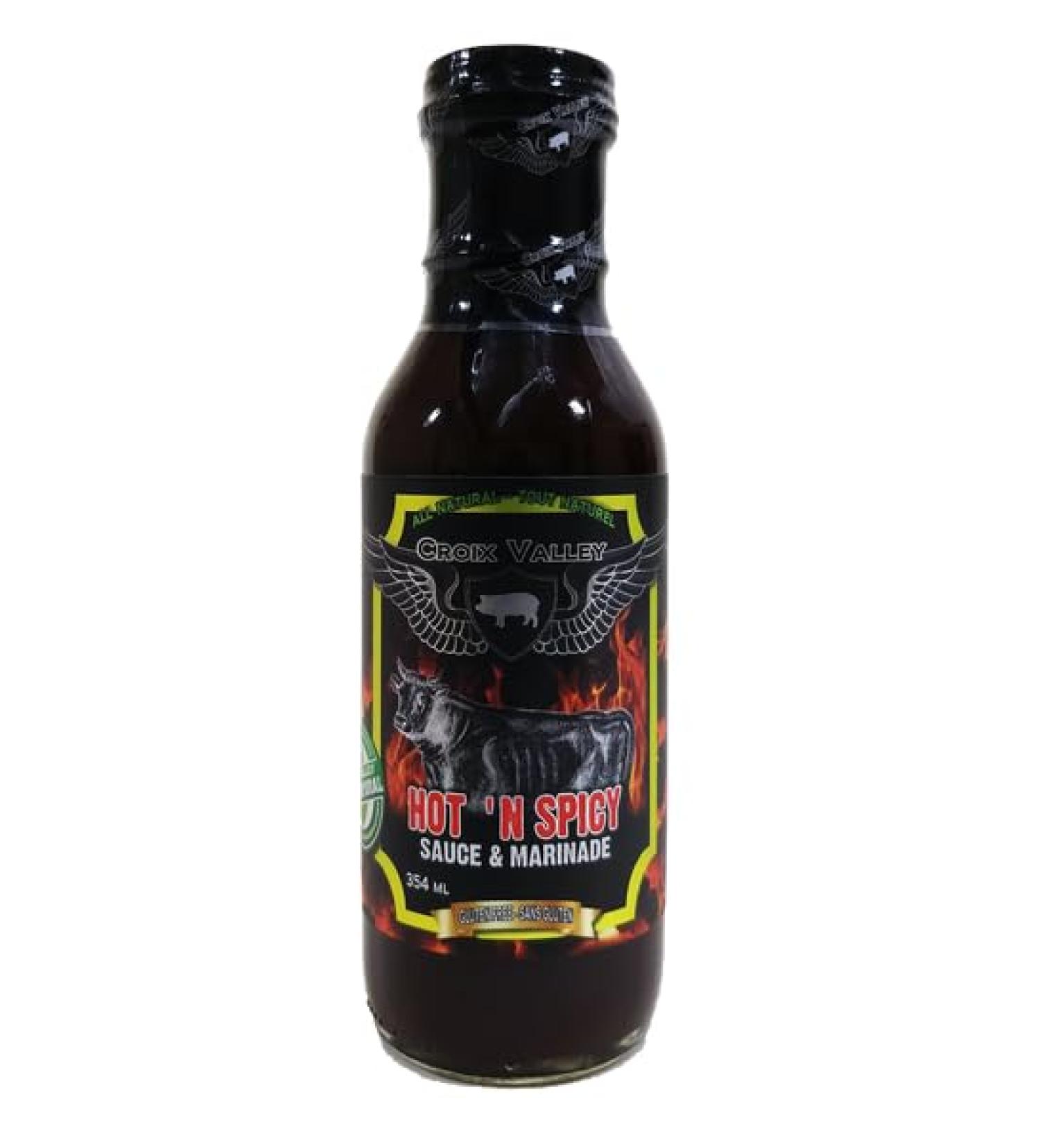 Croix Valley Hot N Spicy Sauce and Marinade