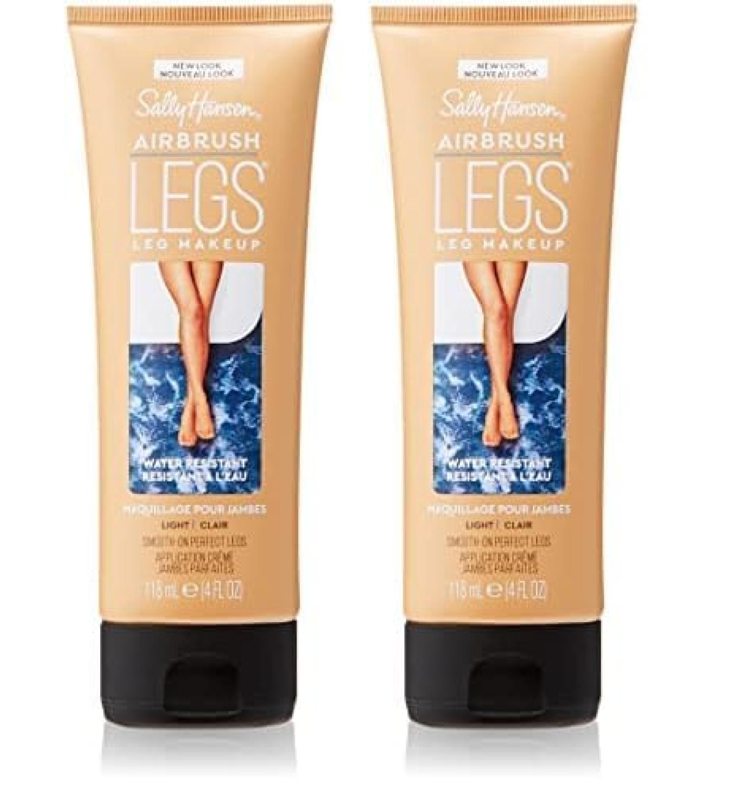 Sally Hansen Airbrush Legs Leg Makeup Light 4 Fl Oz - Pack of 2 | Natural Look & Long-Lasting Finish | International Shipping Available - Buy Online on GoSupps.com