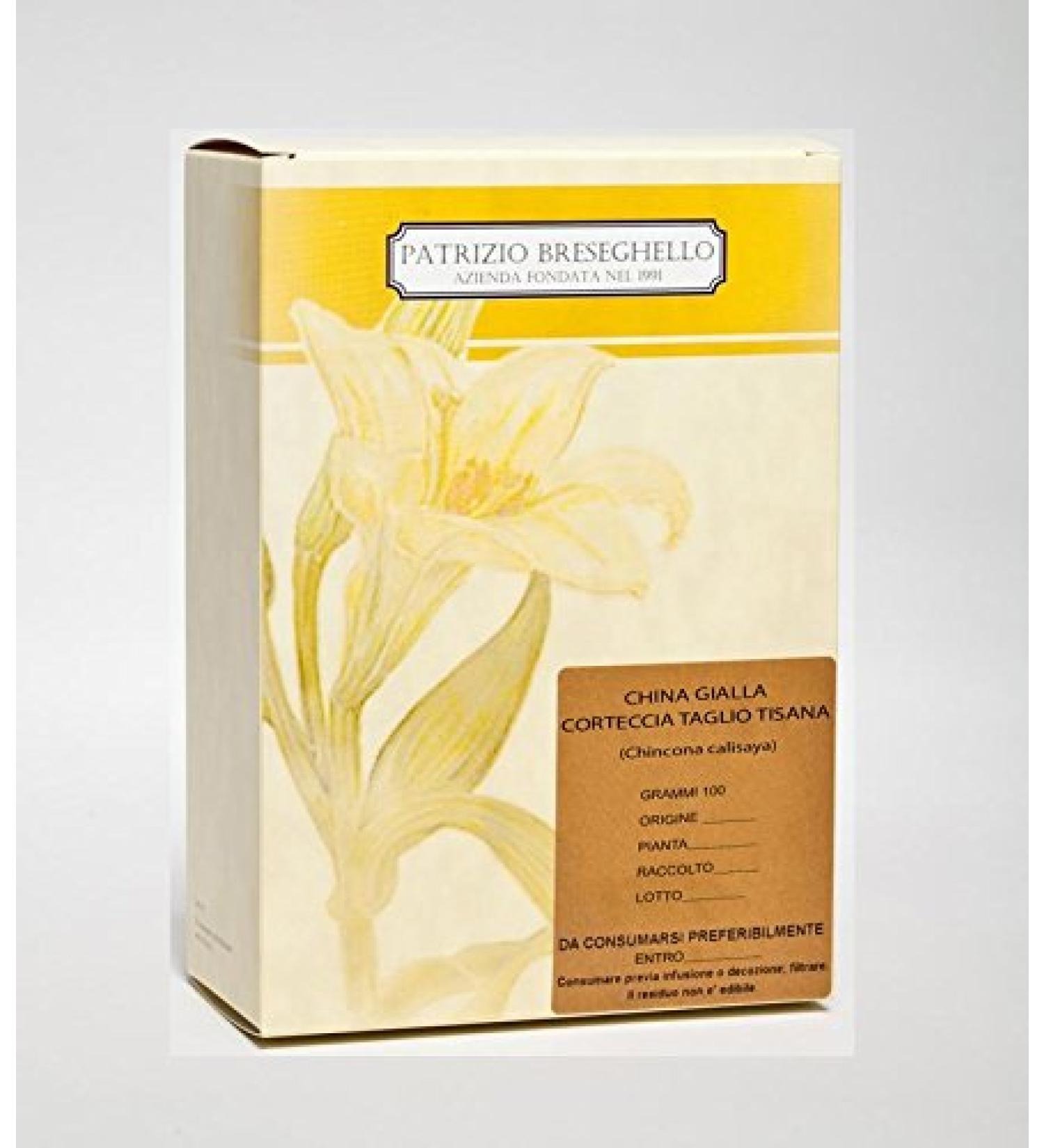 Patrizio Breseghello Patrizio Breseghello - China Yellow Bark Herbal Tea Cutter 100g 100% Natural Chinese Bark For Infusions and Herbal Teas with Officinal Herbs