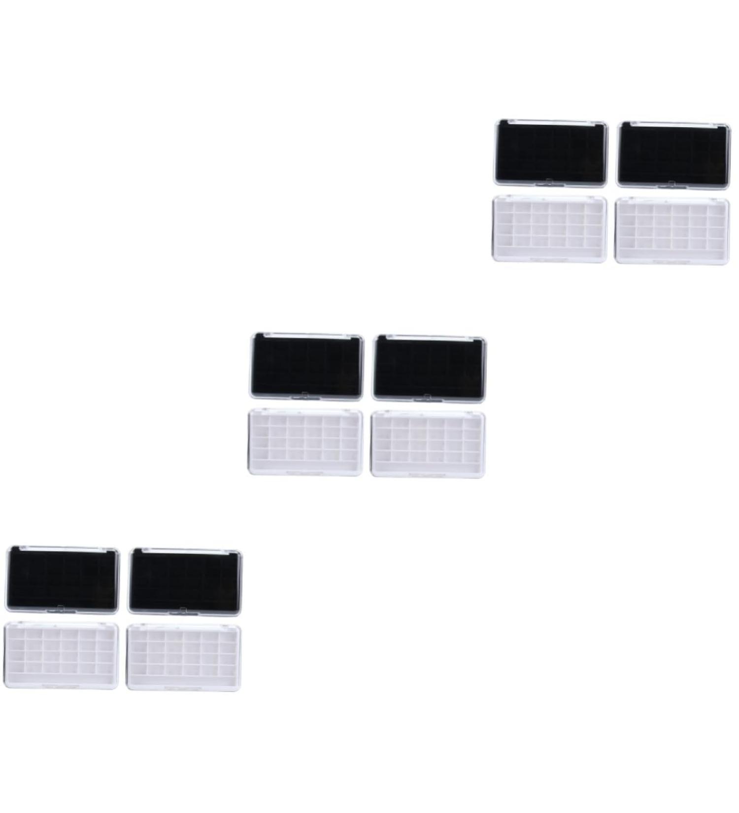 DOITOOL 12 Pcs Box Empty Eye Shadow Box Eyeshadow Plastic Containers Diy Cosmetic Pallet Lipstick up - Buy Online on GoSupps.com