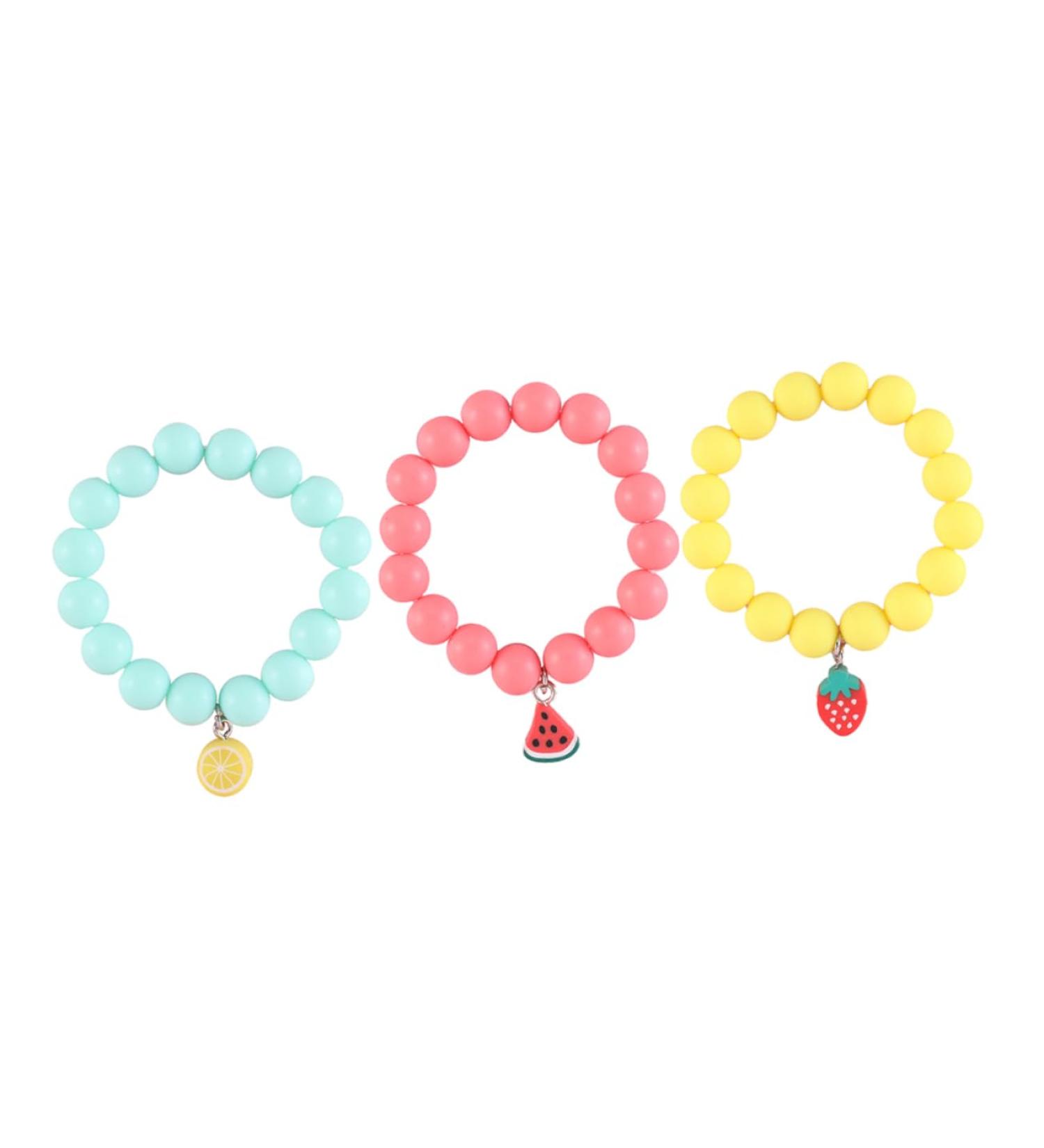 ifundom 3pcs Children's Bracelet Bracelets for Kids Bangles for Kids Bracelet for Girls Kids Bangles Kids Decor Beads for Kids Toddler Accessories Soft Ceramic Frosted Beads Simple - Buy Online on GoSupps.com