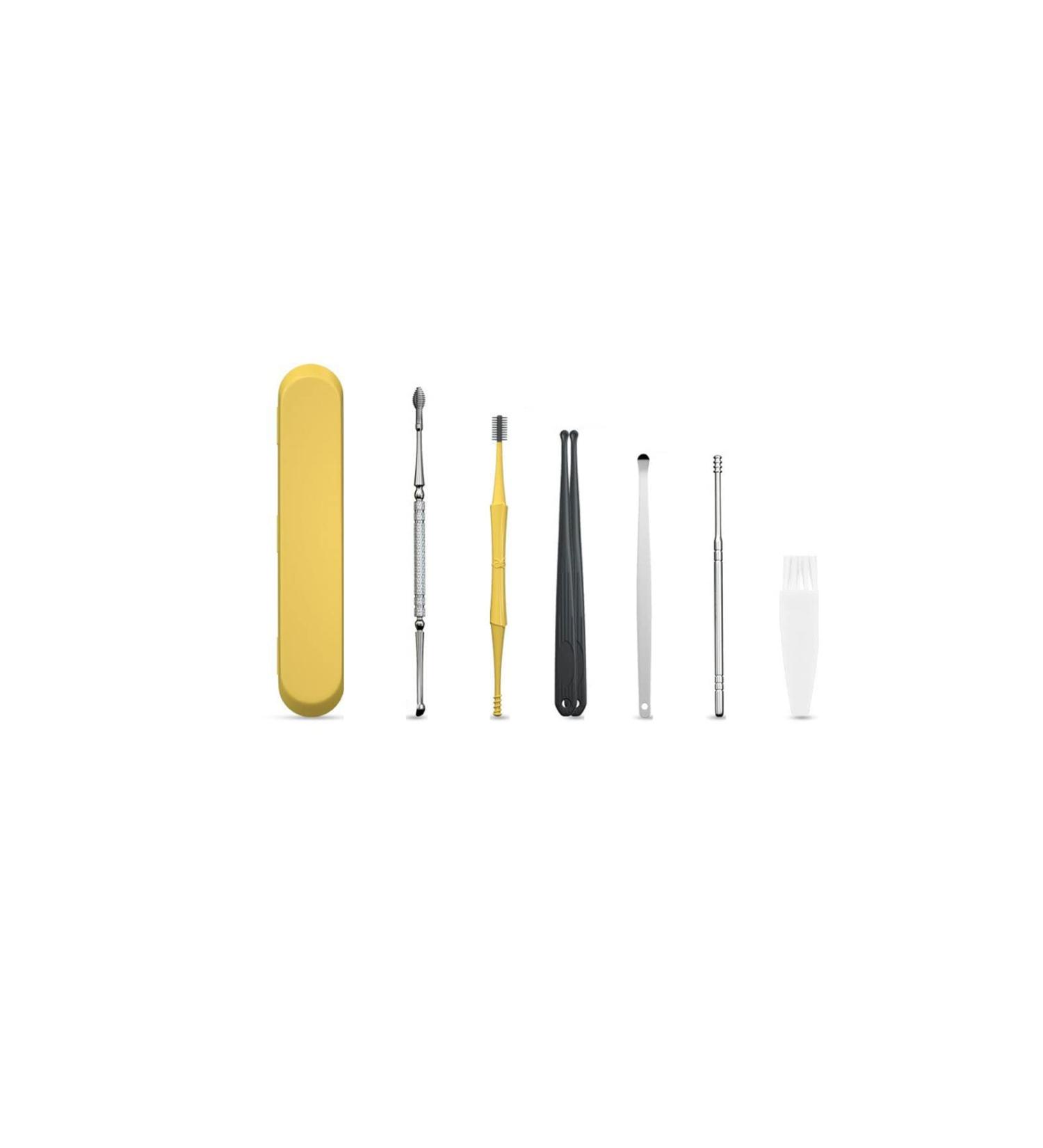 SSWERWEQ Ear wax removal tool 1PC yellow Ear Cleaner Wax Pickers Earpick Wax Remover Curette Ear Pick Cleaner Kit Spoon Care Ear Clean Tool Earpick Curette - Buy Online on GoSupps.com