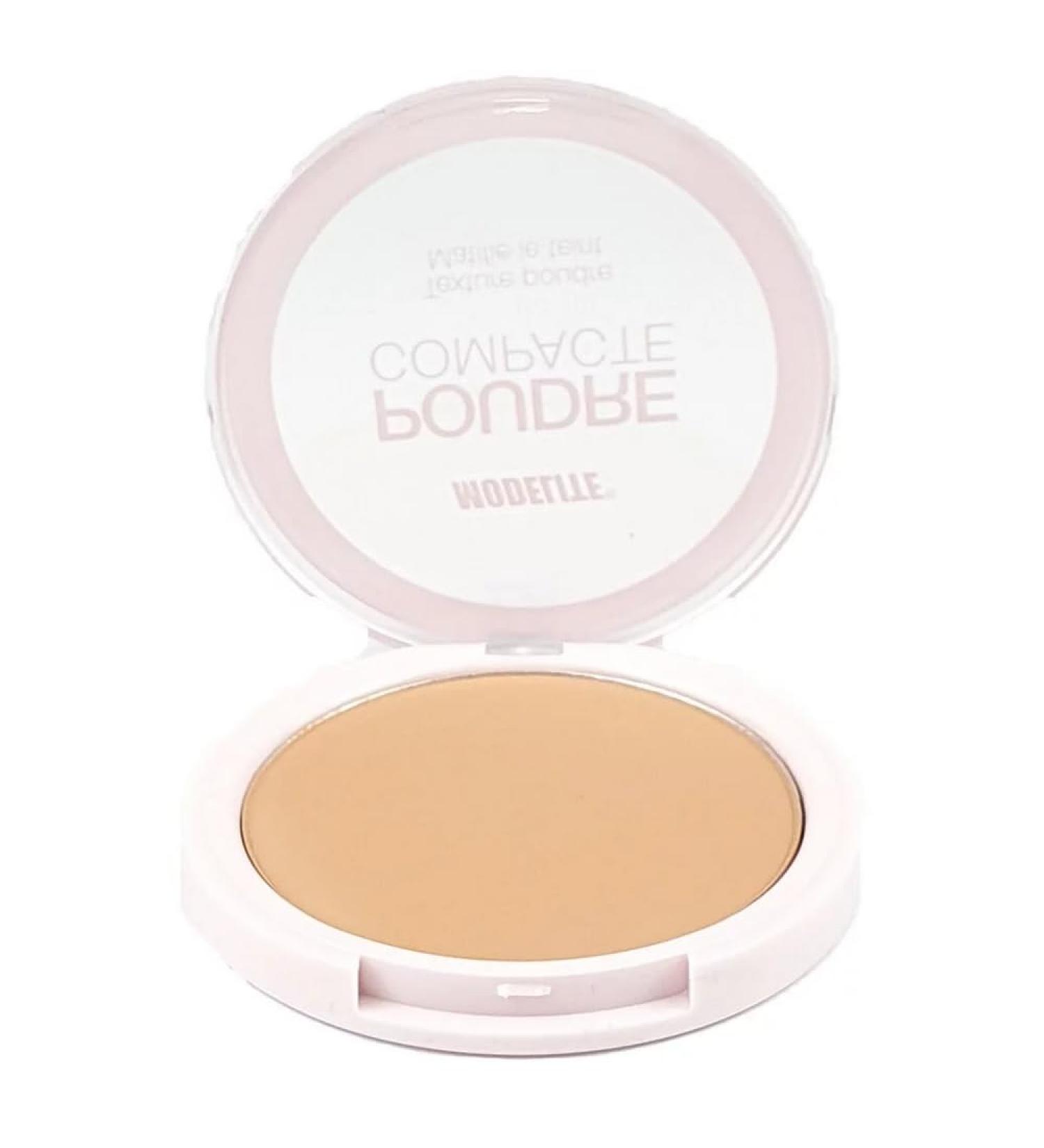 Poudre compacte pour le maquillage matifiante couleur beige dor 12 gr