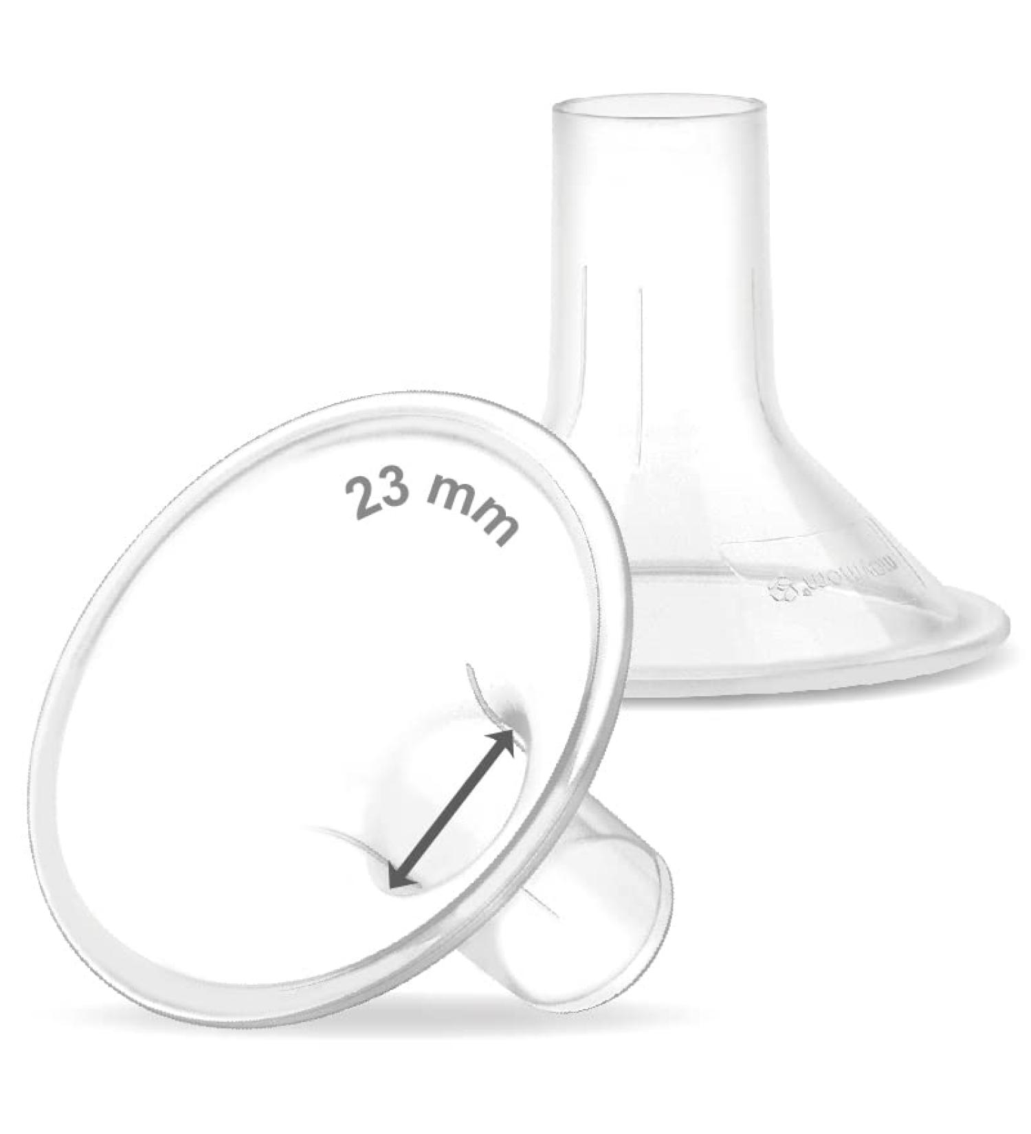 Maymom MyFit 23mm Medium Two-Piece Breastshield - Compatible with Medela Breast Pump - Hands-Free Bra Ideal - 2pc Pack - Buy Online on GoSupps.com
