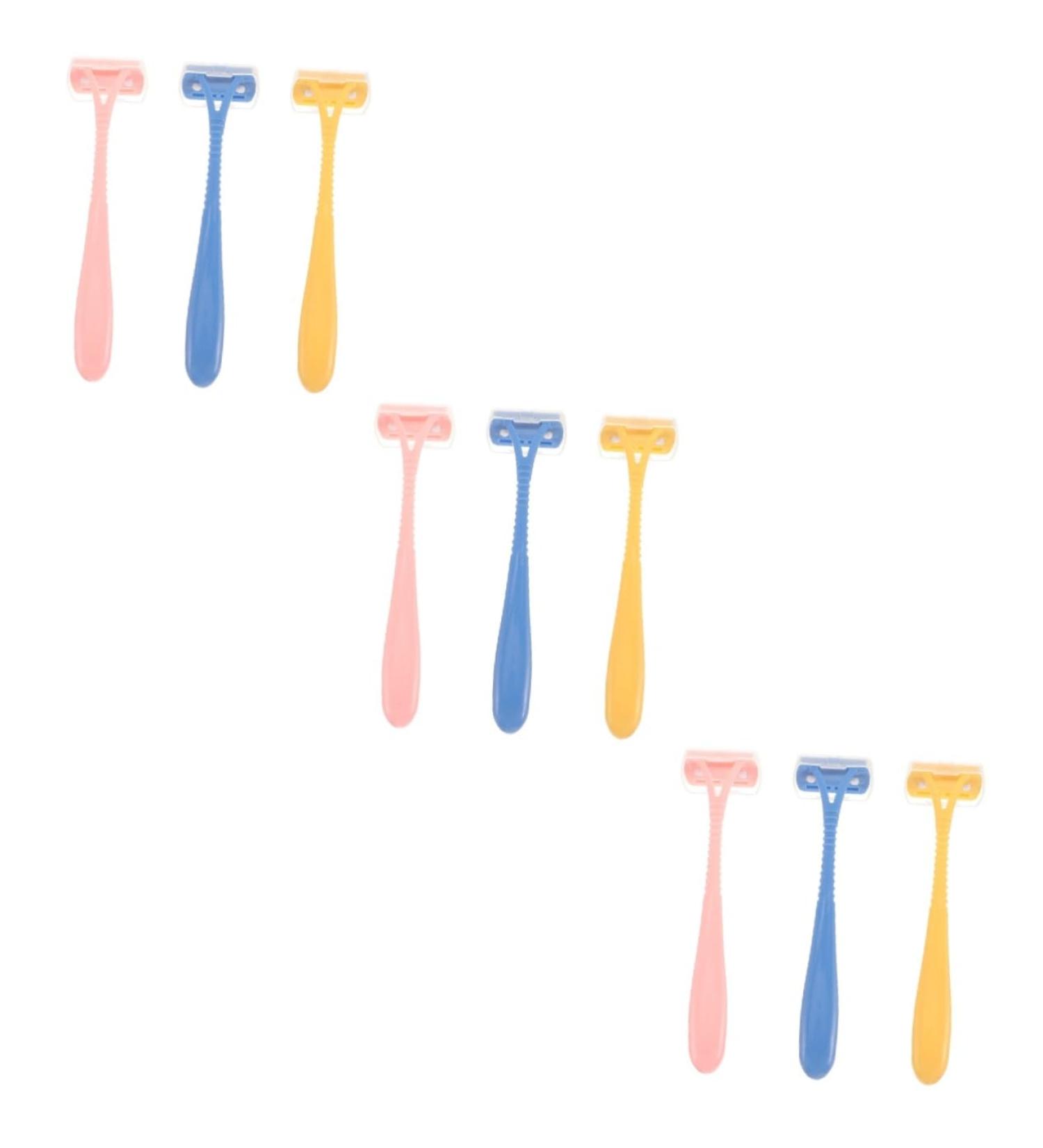 FRCOLOR 9 STK Manual Hair Removal Knife & Back Hair Razor - Rustproof Body Razor for Women | Travel-Friendly Arm Hair Shaver - Buy Online on GoSupps.com