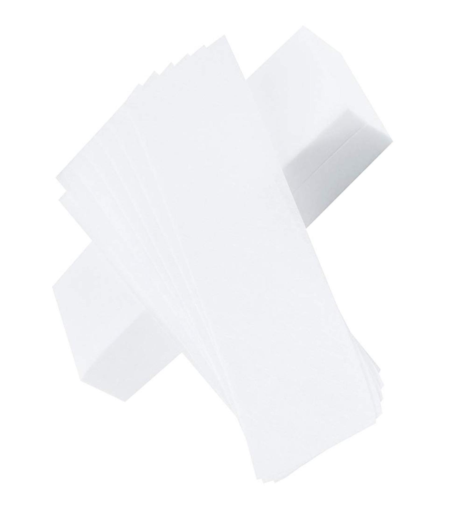 100 pcs Paper Waxing Strips for Women and Men - Arms, Legs, Lip, Eyebrow, Oxter - BK-10N71 - Buy Online on GoSupps.com