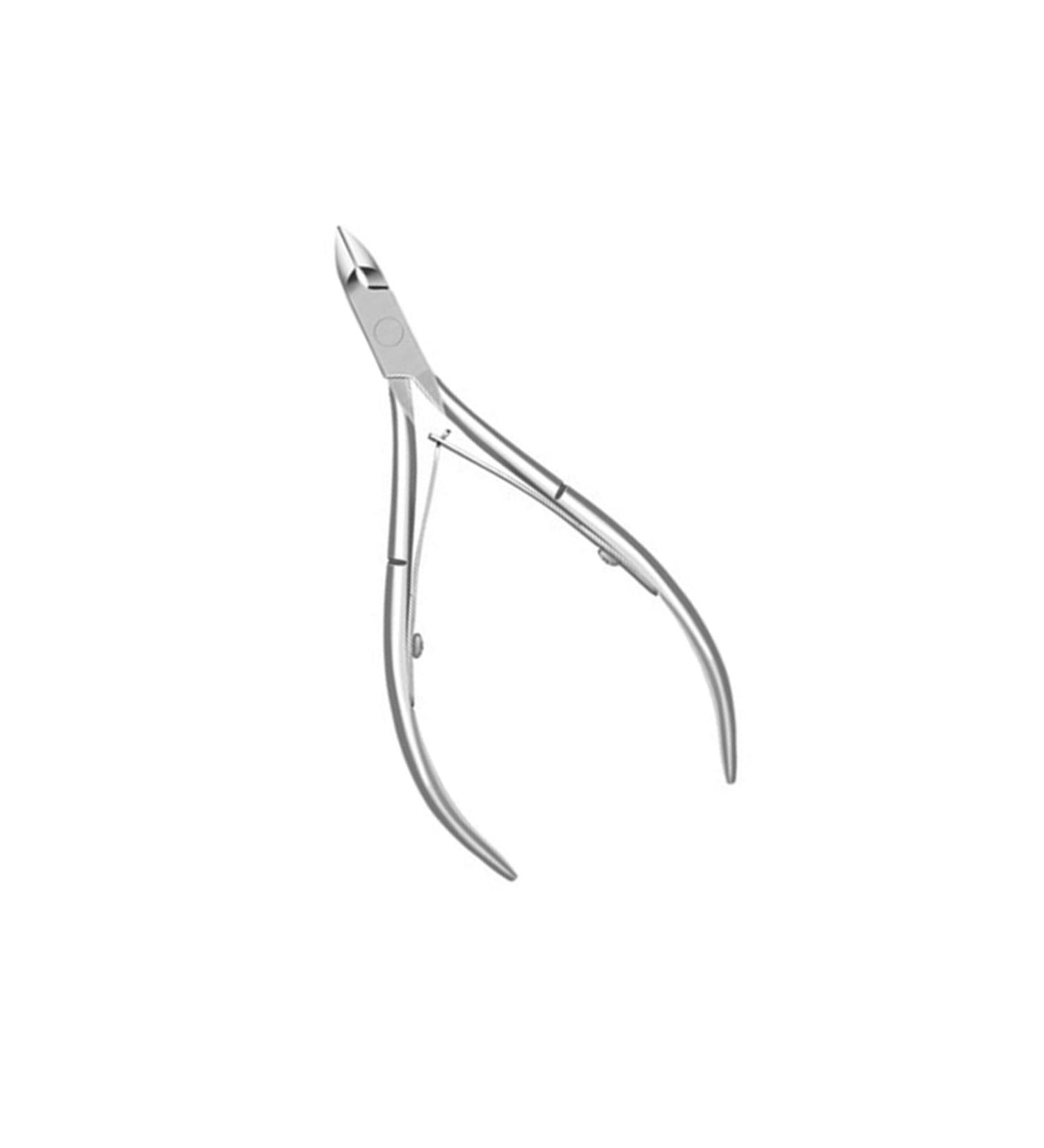 Buy Angelkiss MJQ WXL-05 Nail Skin Pliers & Cuticle Scissors - Professional Stainless Steel Nail Clipper for Fingernails & Toenails - Double Spring Design - Silver - Buy Online on GoSupps.com