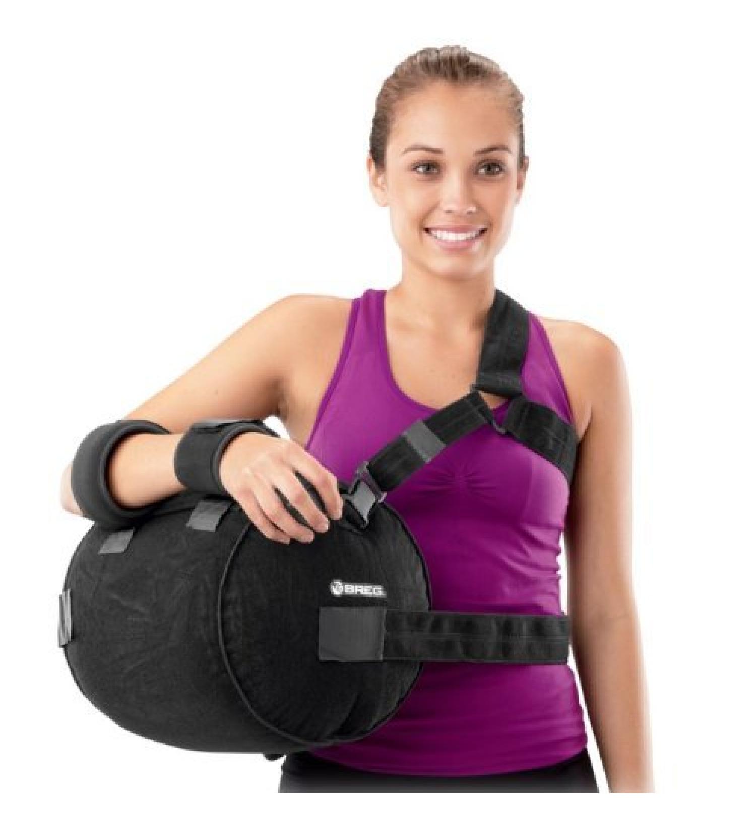 BREG '01851 Immobilizer Orthopedic Universal Right/Left Shoulder with Shoulder Abduction Pillow for Large Rotator Cuff Repairs Latex-Free