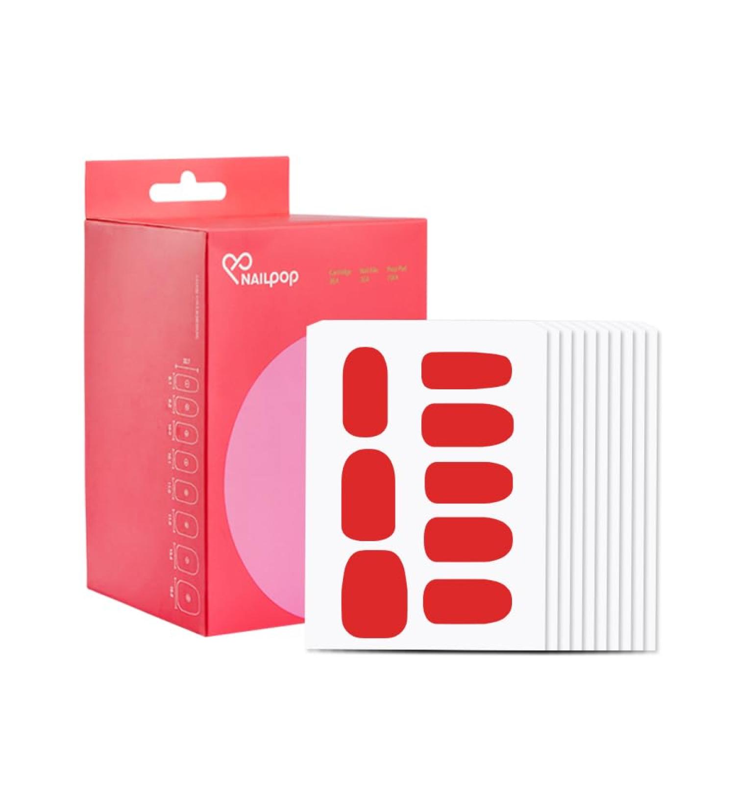 Nail POP Cartridge Refill Comes with 30 Sheets (240 Nail Tips) & 3 Cartridges for Nail Stickers Mini Portable Digital Instant Printer - Buy Online on GoSupps.com