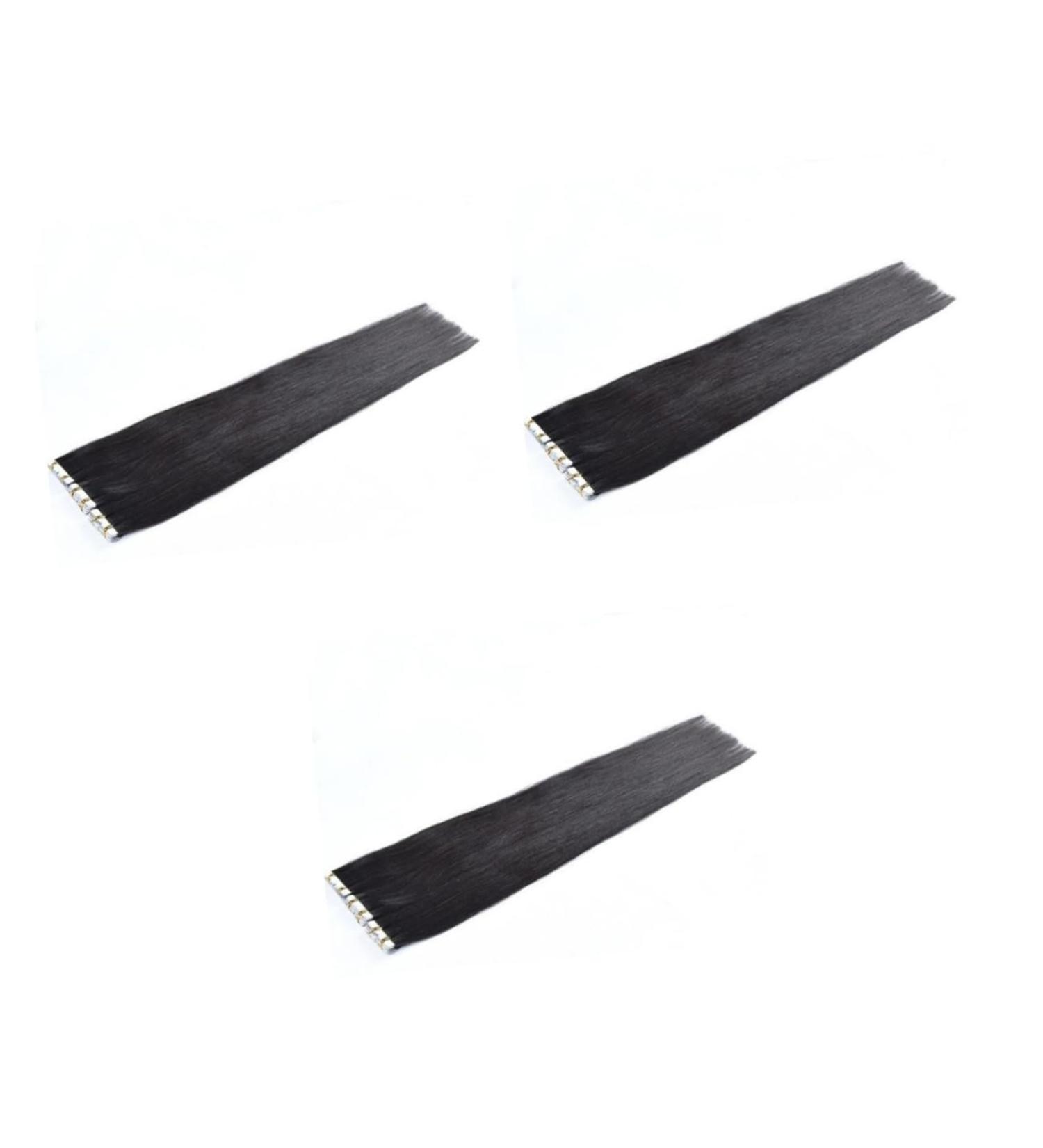 Beaupretty Real Hair Extensions hairpieces for extension womens clips hairpieces for girls seamless ties human hairpieces for women black brown ties Miss real person Black Cosplay Wig - Buy Online on GoSupps.com