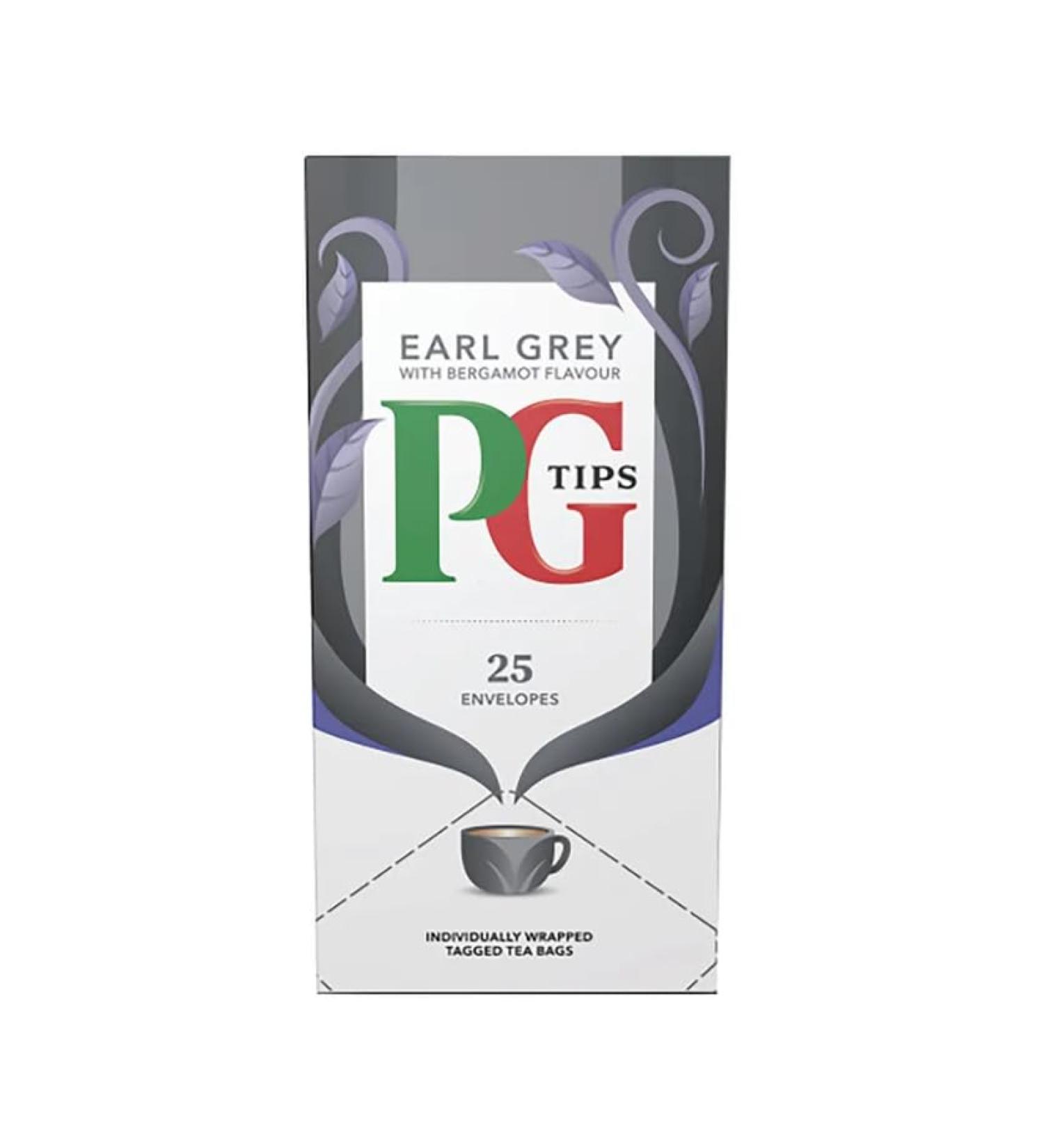 PG Tips Earl Grey Envelope Tea Bags (Pack of 25)