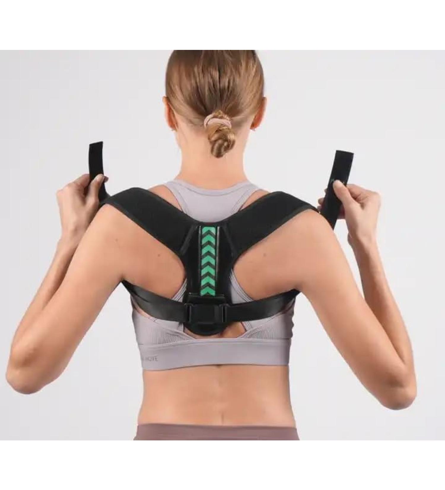 Posture Corrector for Men & Women | Adjustable Upper Back Brace for Neck Back & Shoulder Pain Relief - Buy Online on GoSupps.com