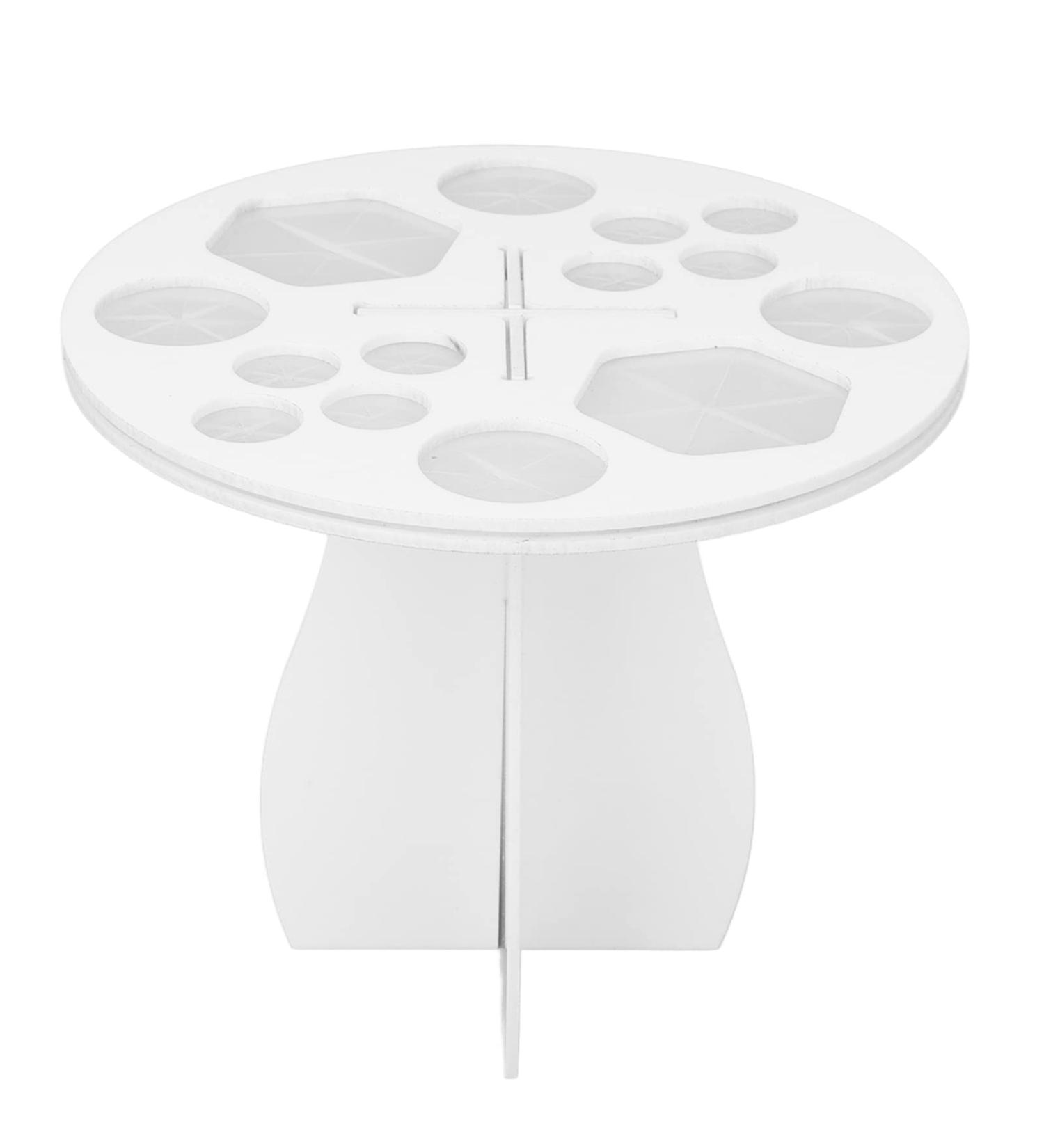 Buy Makeup Brush Drying Rack - 14 Holes Multifunctional Makeup Brush Holder (White) - International Shipping Available - Buy Online on GoSupps.com