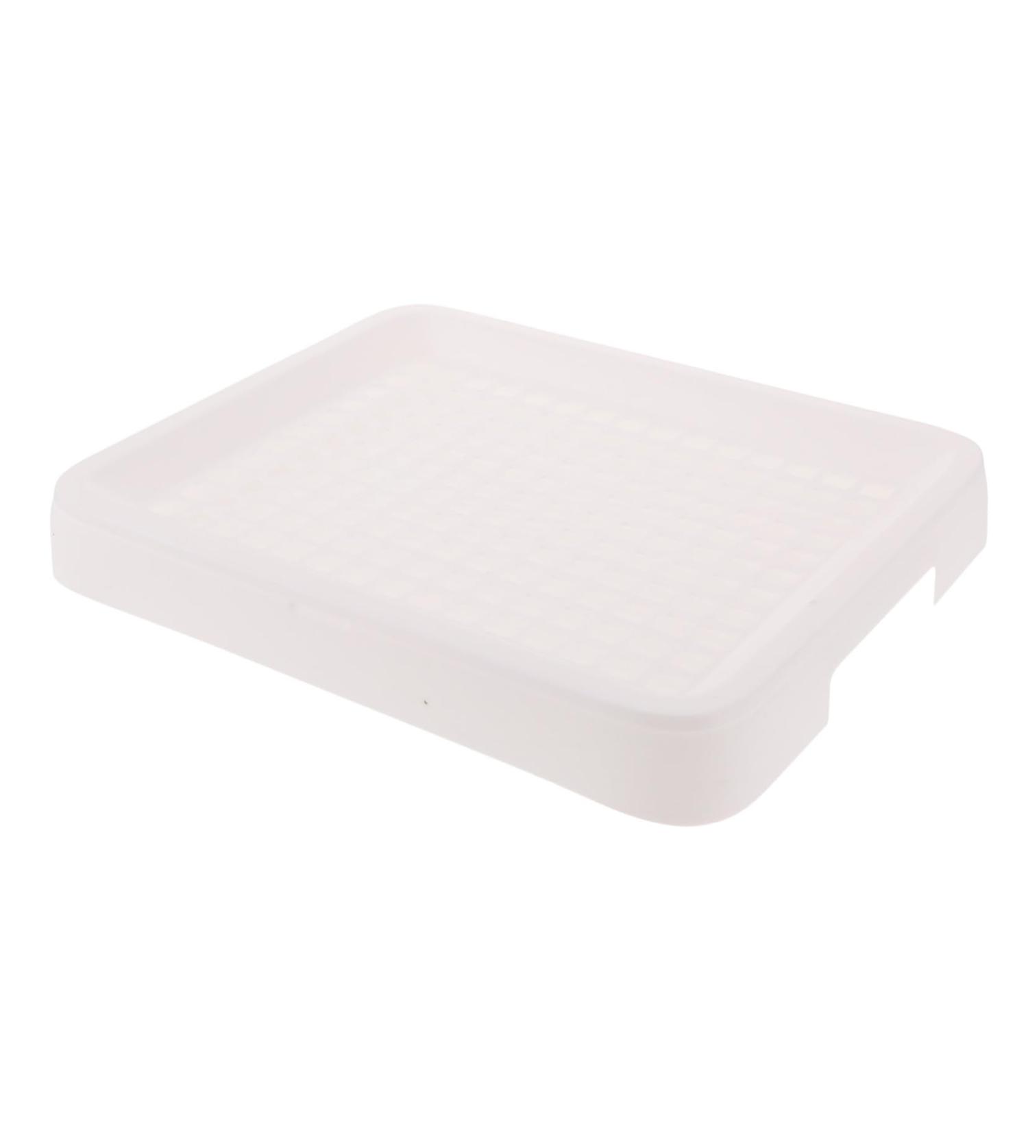 BESPORTBLE Box Hamster Toilet Dog Potty Tray Pet Toilet Potty Trainer Pet Grate Rabbit Toilet Pp White 24.5X19.5X3CM White - Buy Online on GoSupps.com