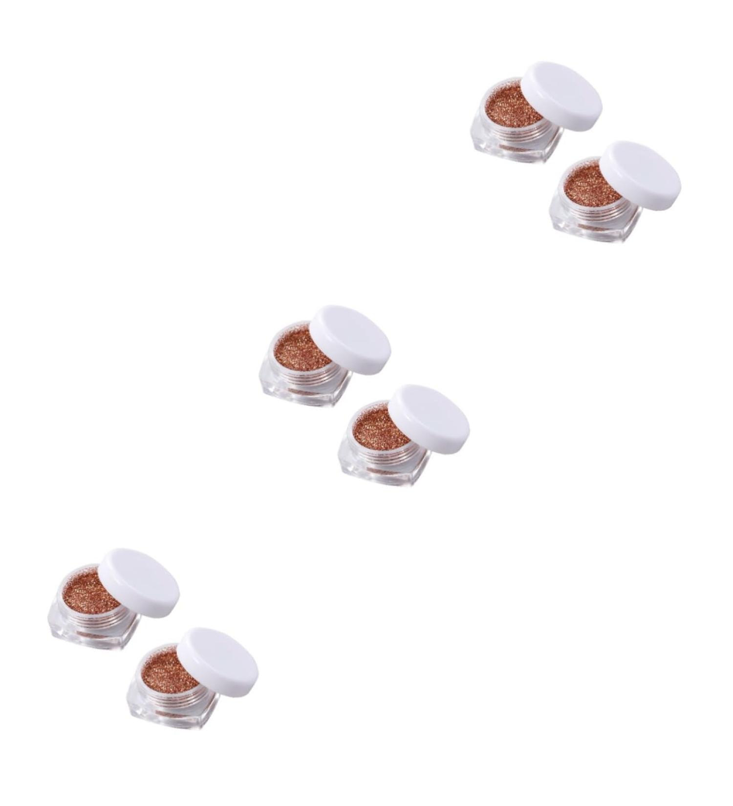 FOMIYES 6 Pcs Loose Eyeshadow Glitter Set Manicure Pigment 1 count (Pack of 1) Goldenx3pcs - Buy Online on GoSupps.com