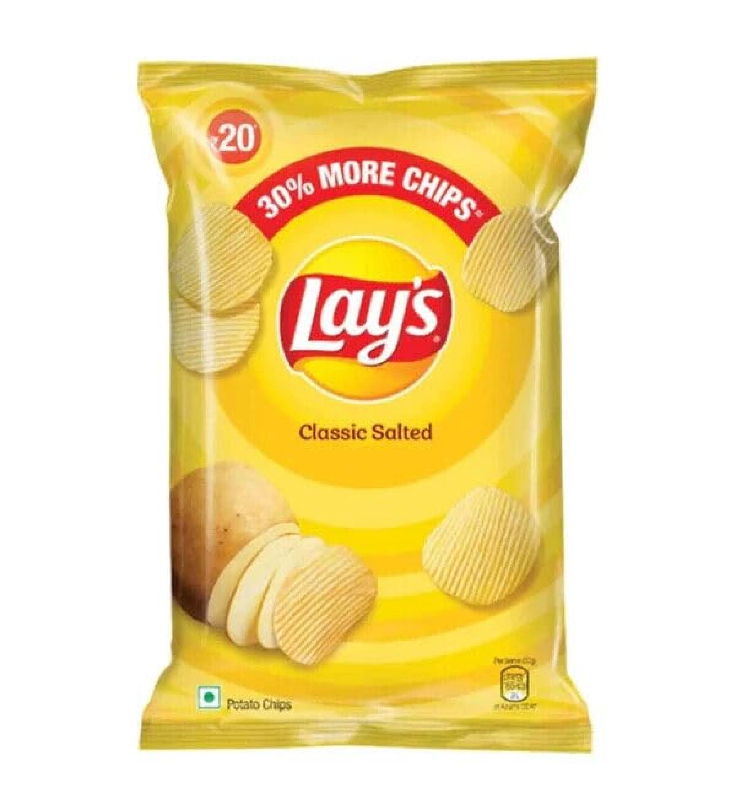 Lays all flavour fast dispatch (Classic salted 10) Classic salted 1 count (Pack of 1)