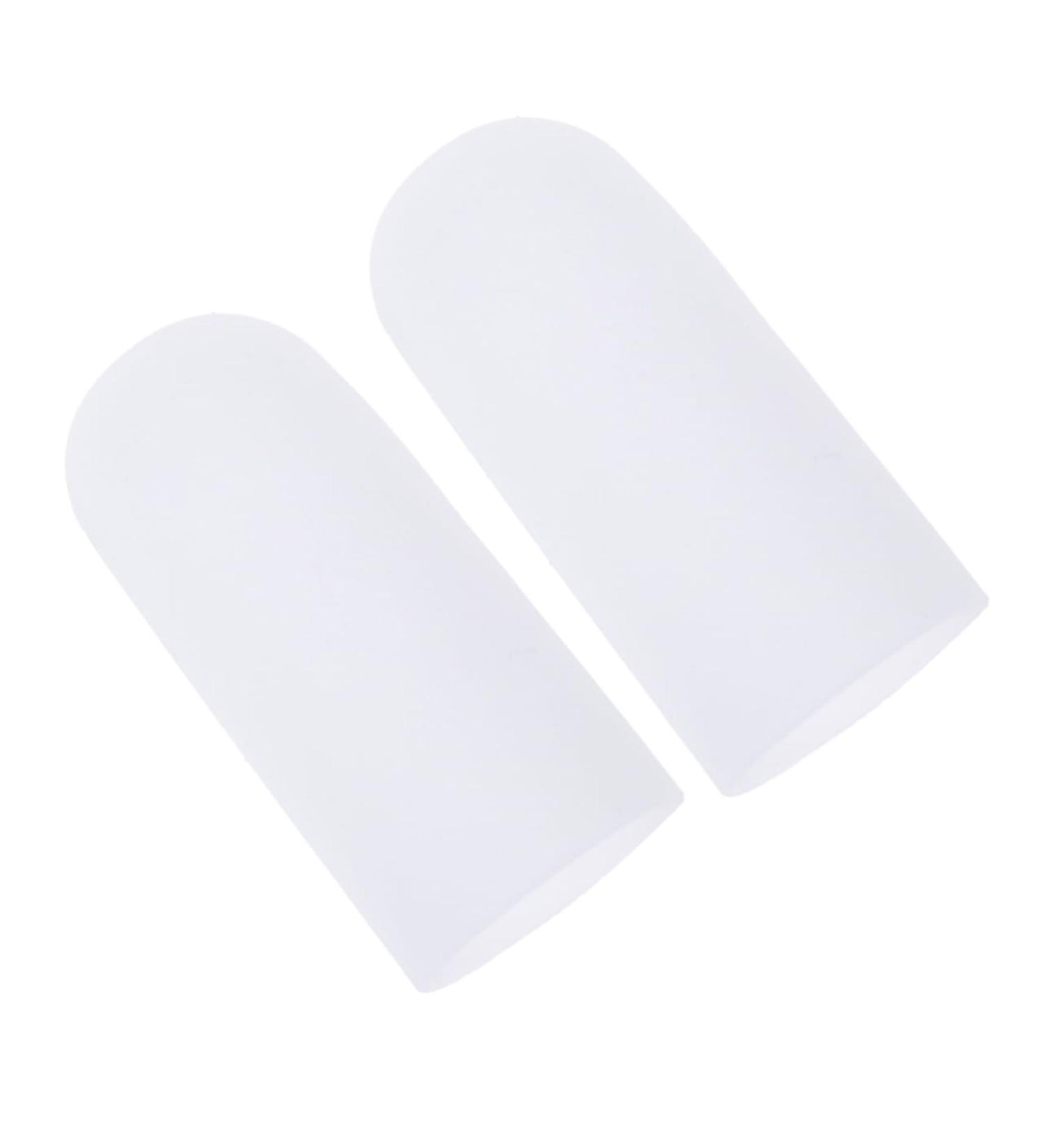 HEALEEP Toe Straightener & Bunion Spreader Gel Protectors - Foot Dilator & Thumb Protector for Bunion Relief - White Toe Separator pair - Buy Online on GoSupps.com