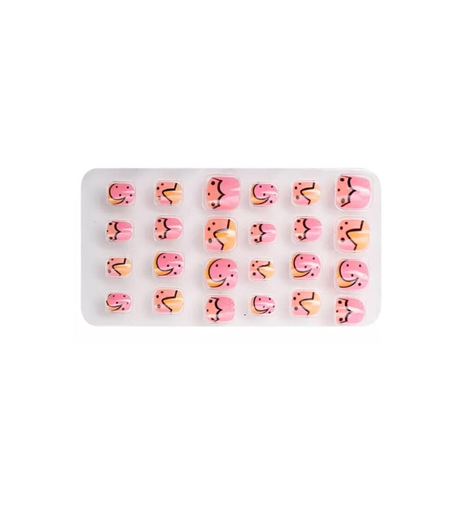 dijiusidy 1 Set Christmas Nail Wraps Cartoons Style Decor Adorable False Fingernails Children Removable Art Decals DIY Manicure PNT-16-19 - Buy Online on GoSupps.com