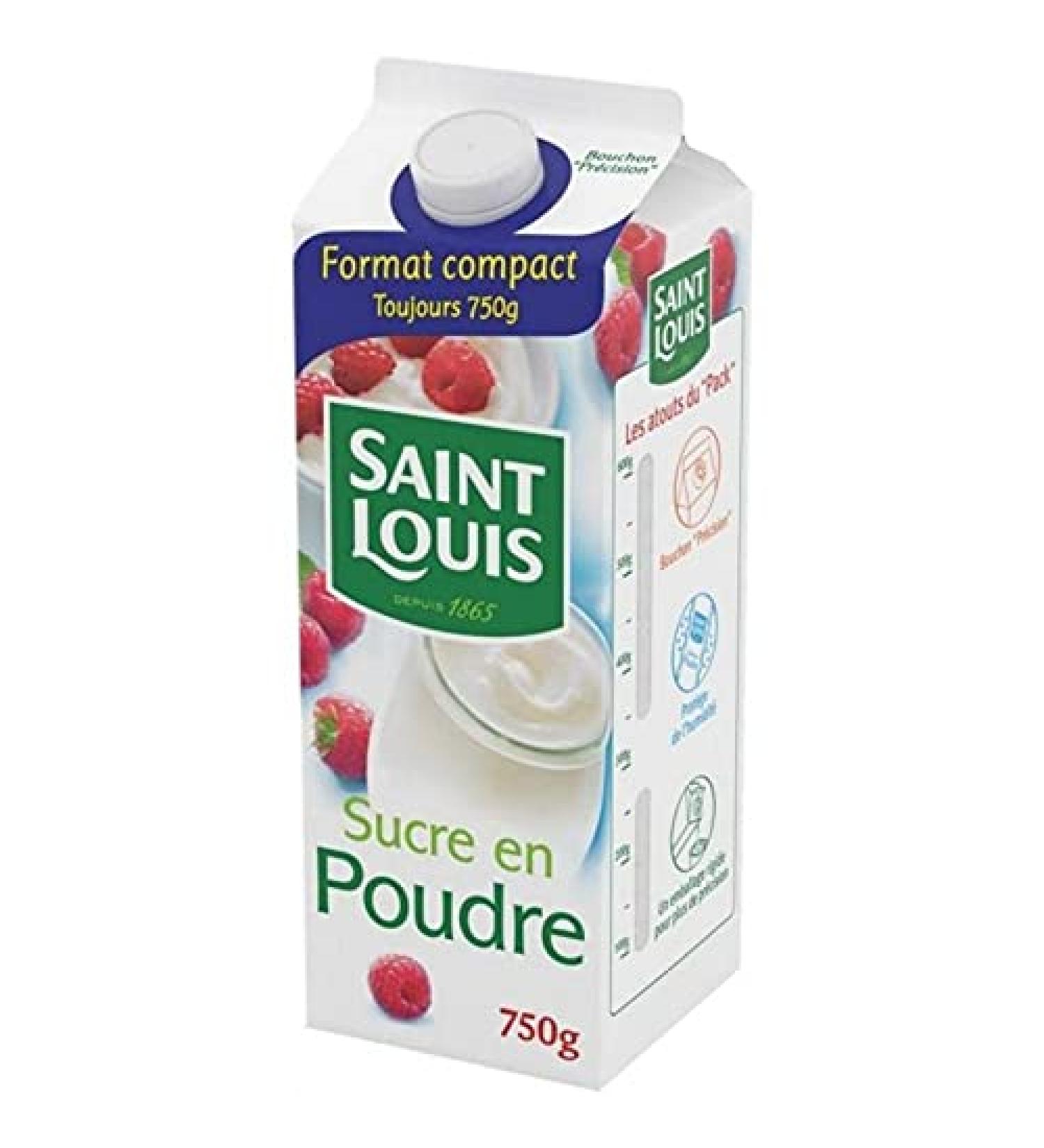 Saint Louis Powdered Sugar 750g (pack of 6)