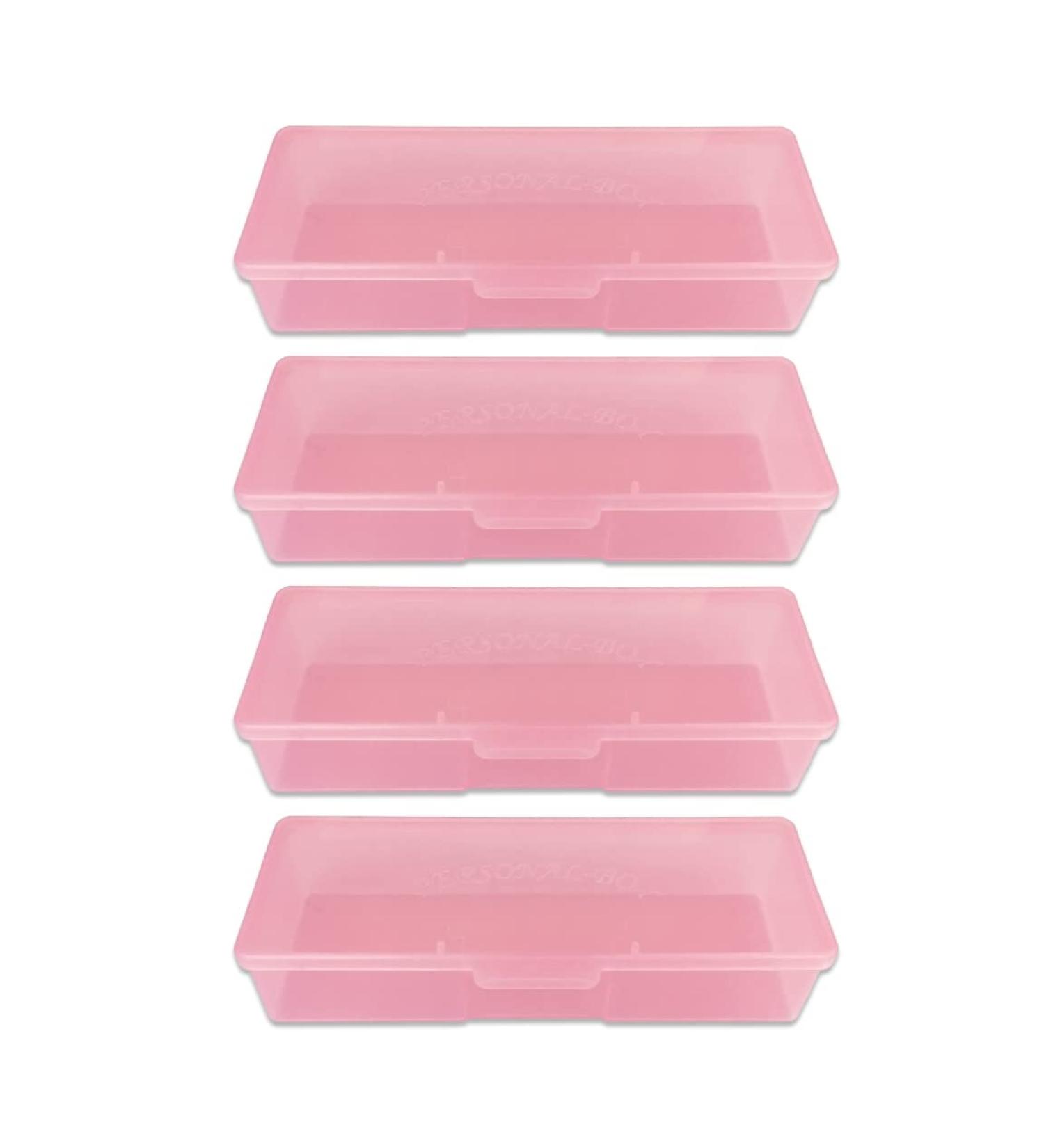 Beauticom Professional Manicure Nail Pedicure Storage Box - Large 3 Pieces - Stylish Rose Color - Ideal for Organizing Nail Kits - International Shipping Available - Buy Online on GoSupps.com