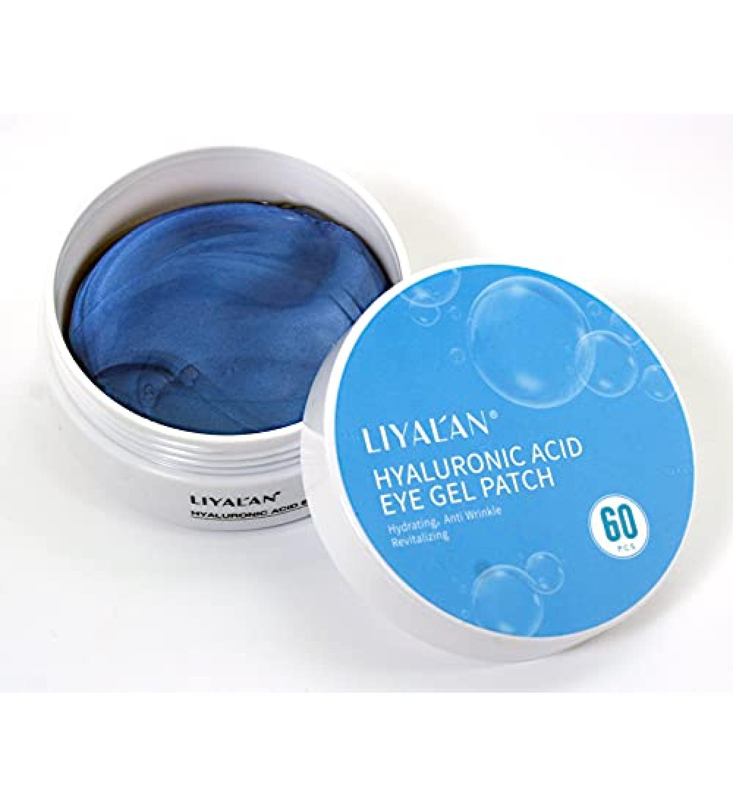 Liyal'an Hyaluronic Eye Gel | Anti-Aging Wrinkle Patches | Soothes, Cools & Moisturizes | 30-Day Supply - Buy Online on GoSupps.com