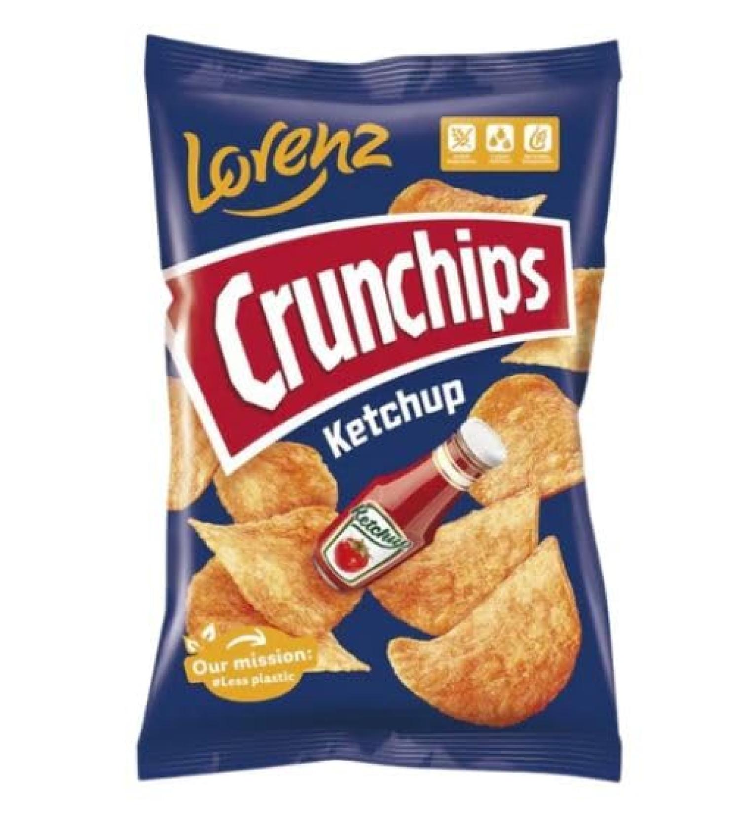 Crunchips Ketchup Potato Crisps 10pack