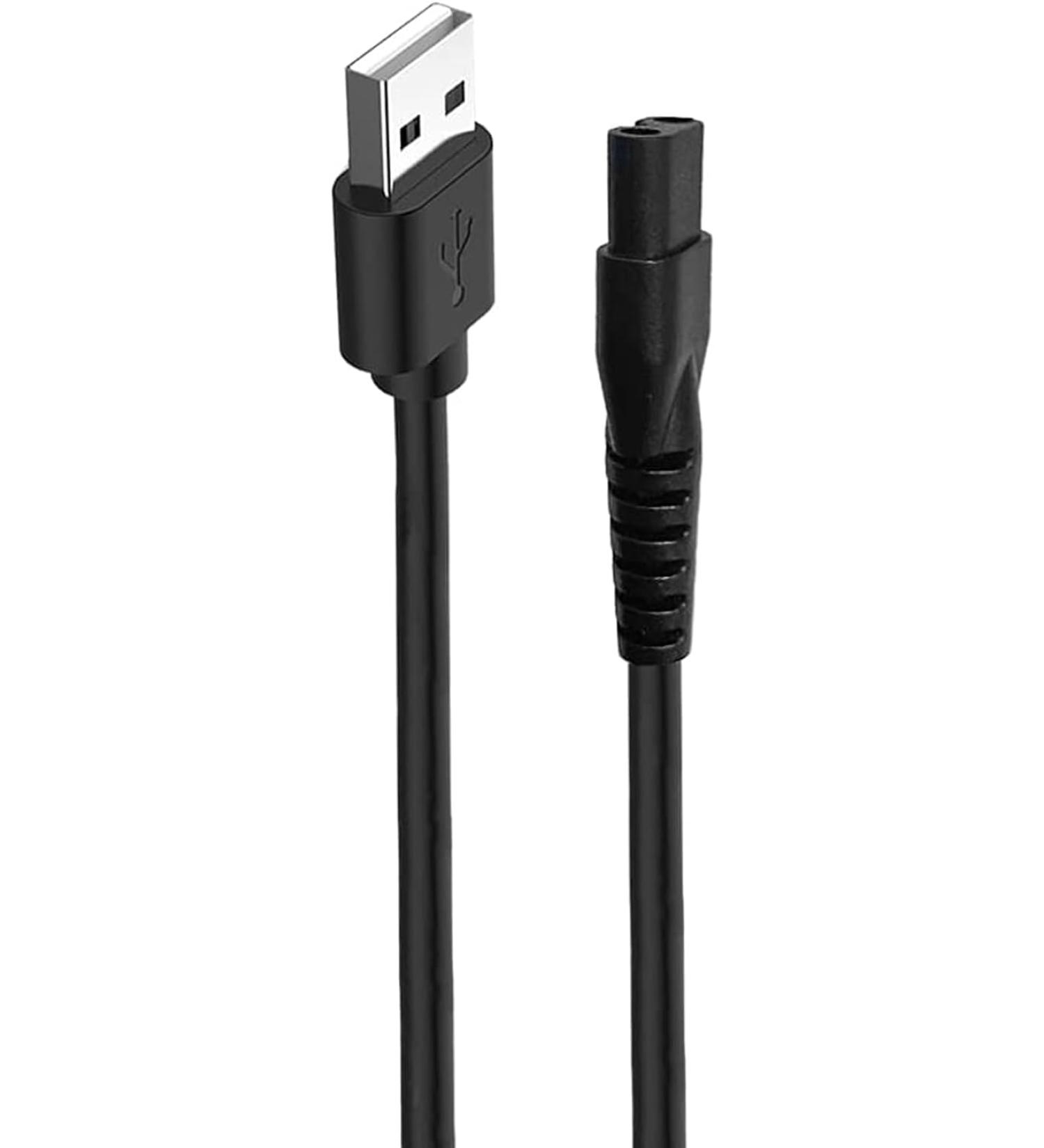 USB Charging Cable for GLAKER Mens Hair Clippers K11S T-Blade Trimmer I11 / I3F