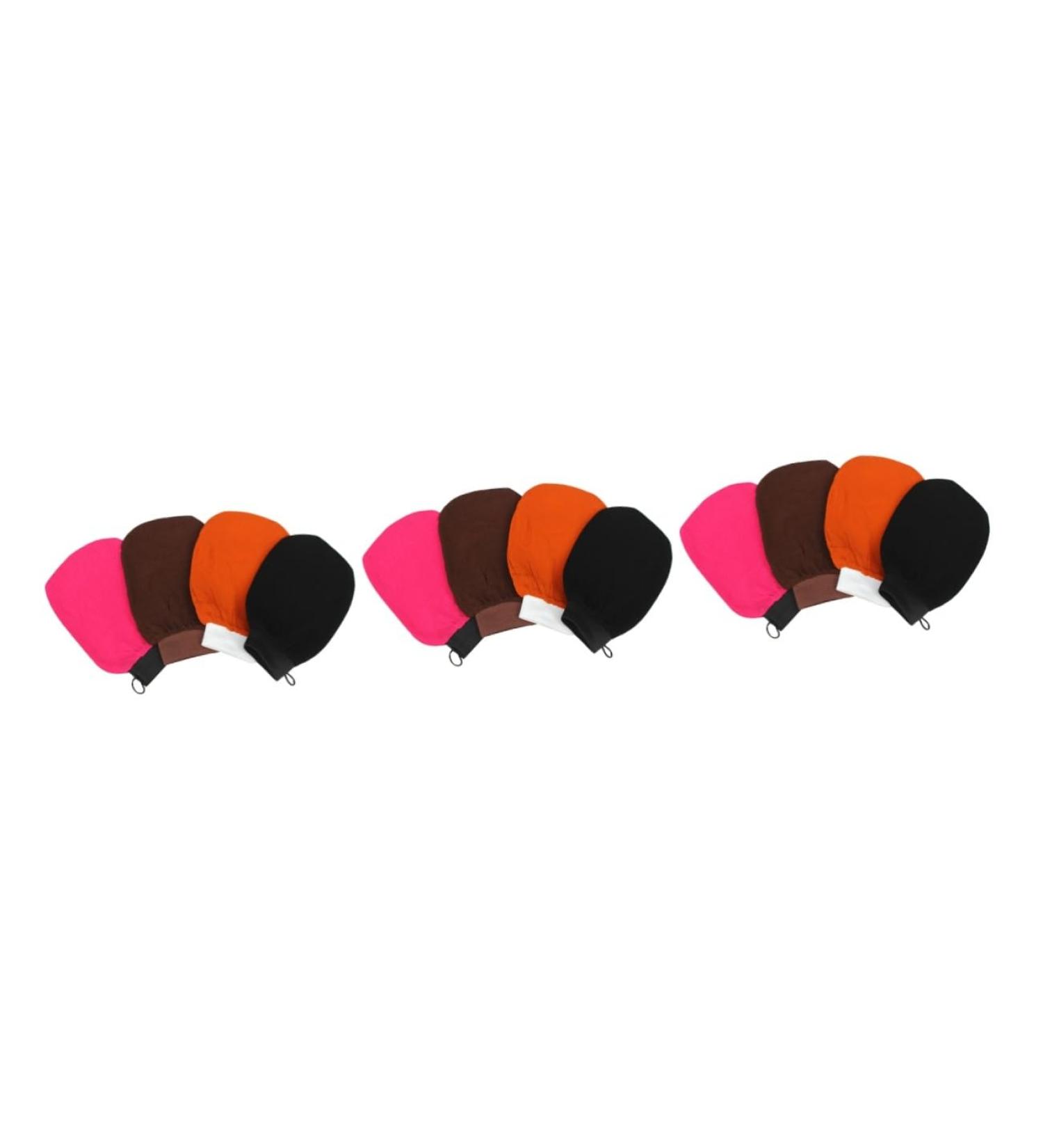 Housoutil 12 Pcs Exfoliating Body Scrubber Set | Exfoliating Gloves & Loufah Sponge for Dead Skin Removal | Ideal for Bath & Shower - International Shipping Available - Buy Online on GoSupps.com